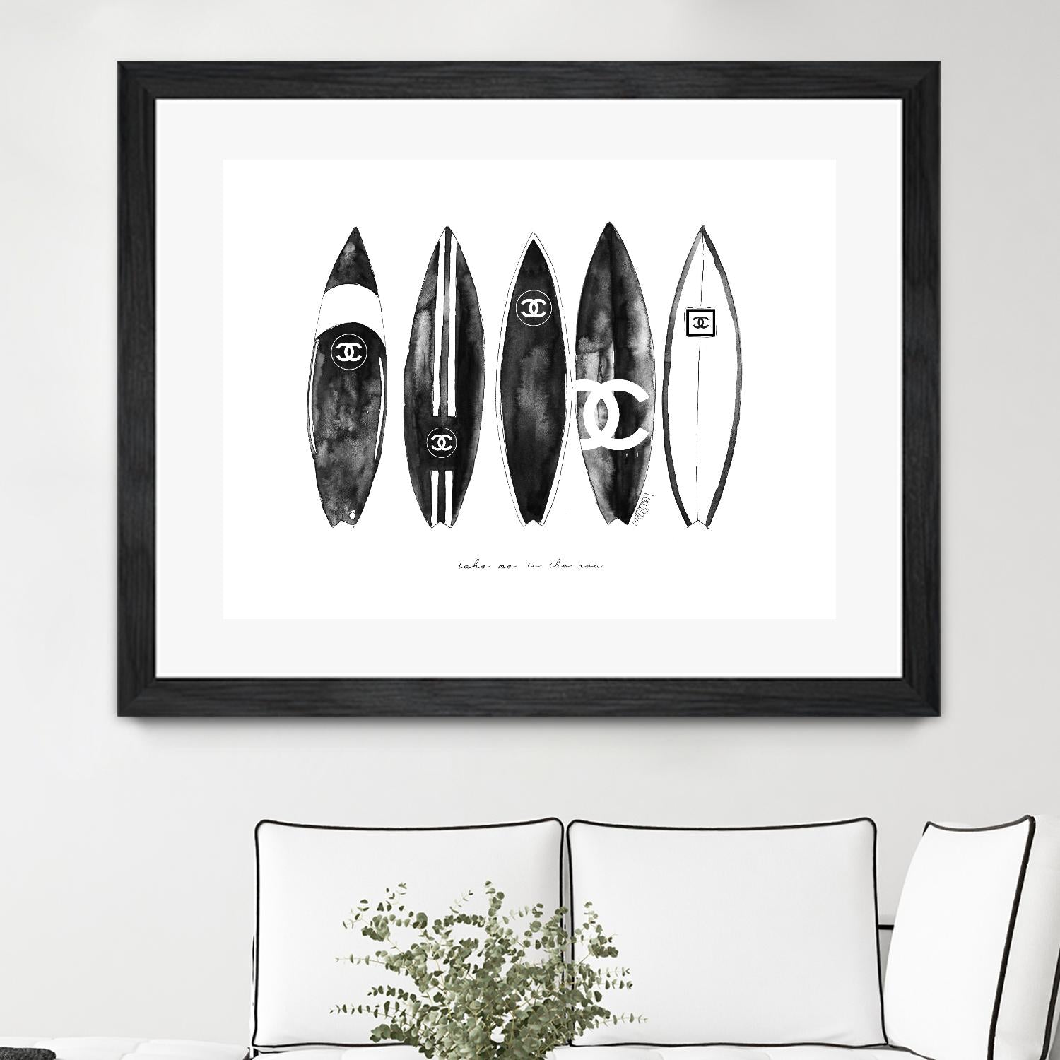 Surf Landscape by Mercedes Lopez Charro on GIANT ART