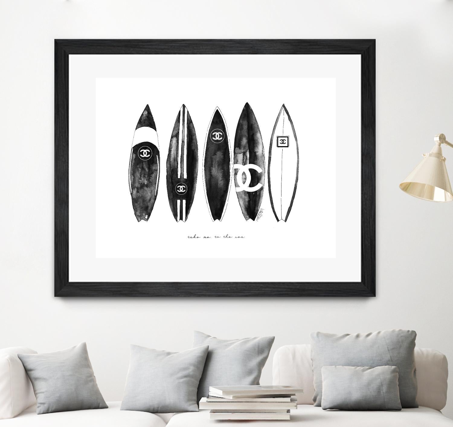 Surf Landscape by Mercedes Lopez Charro on GIANT ART