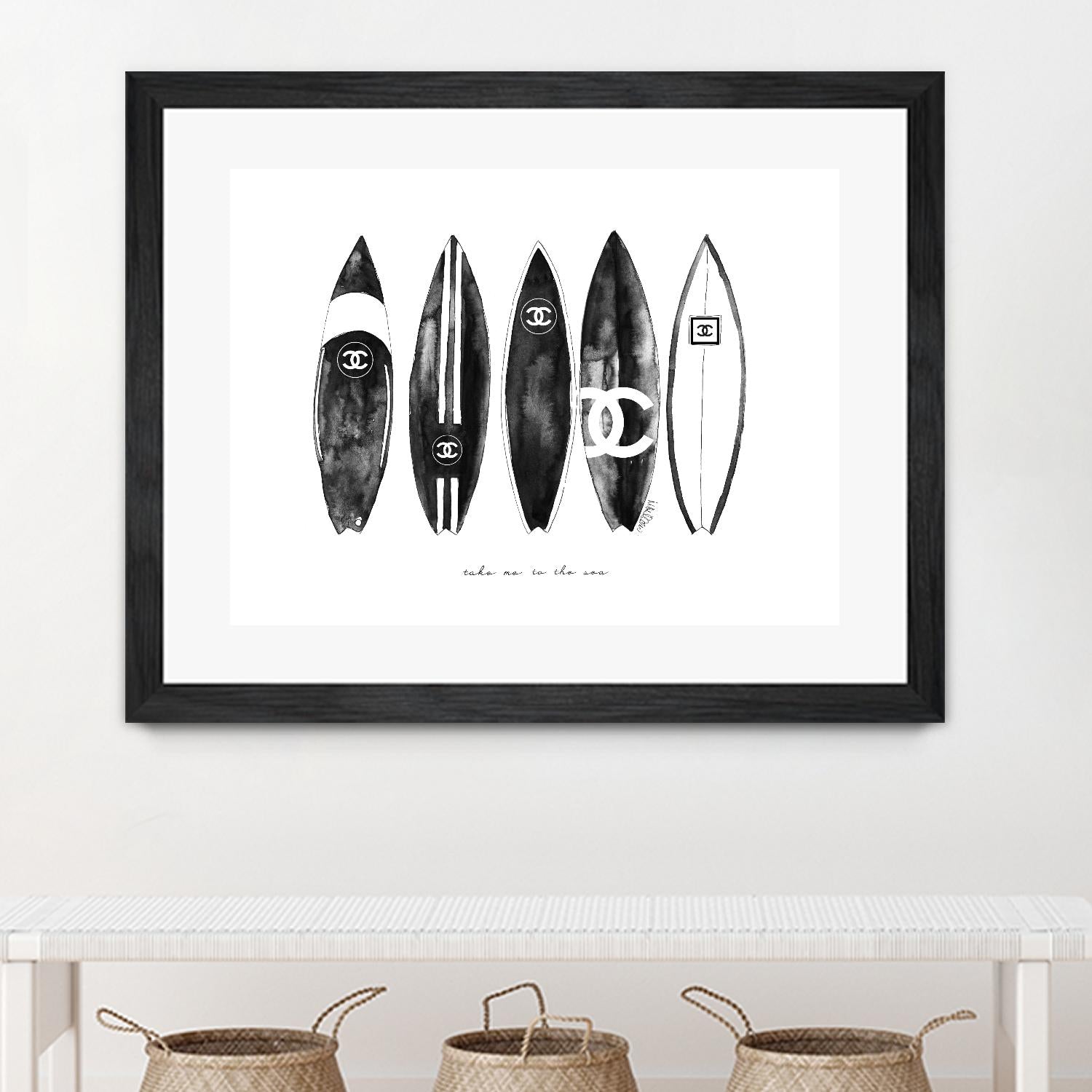 Surf Landscape by Mercedes Lopez Charro on GIANT ART