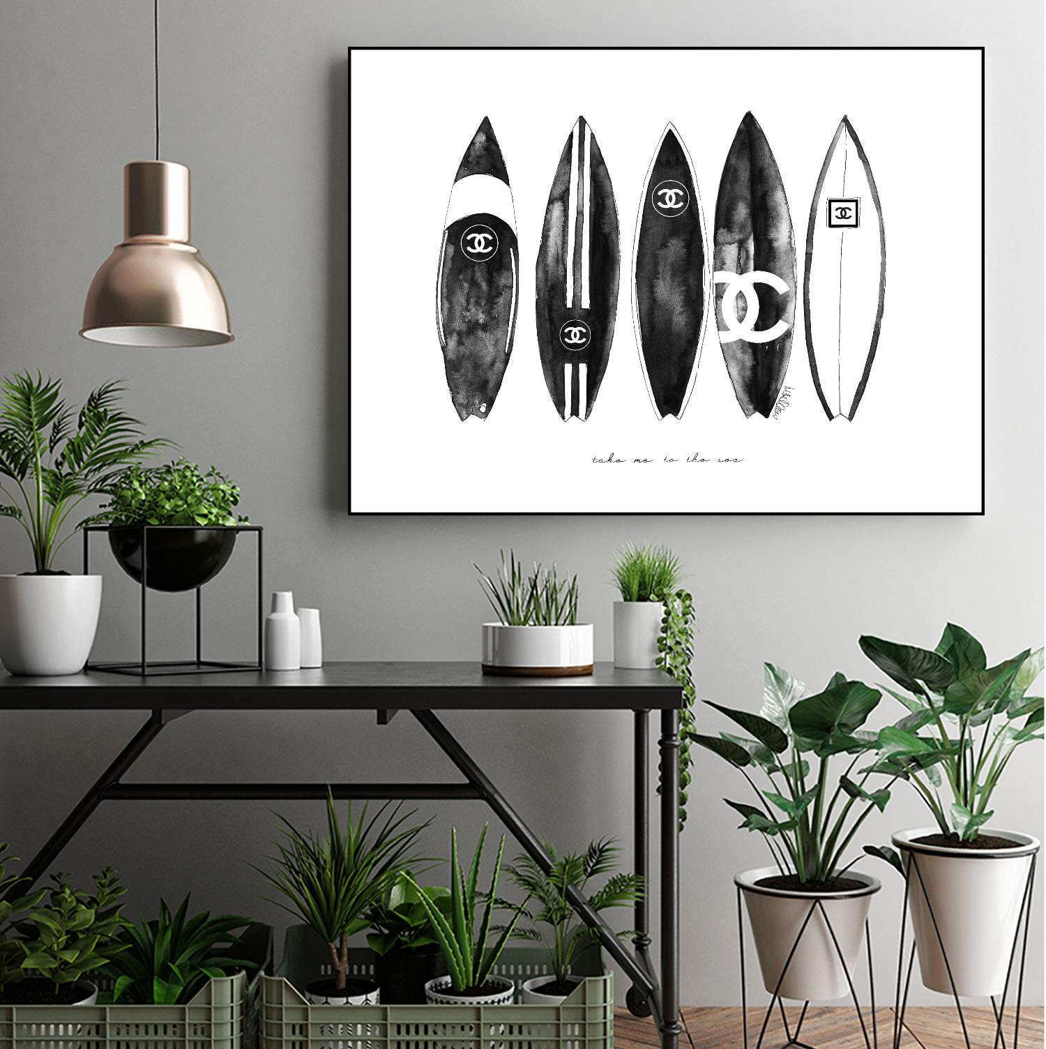 Surf Landscape by Mercedes Lopez Charro on GIANT ART