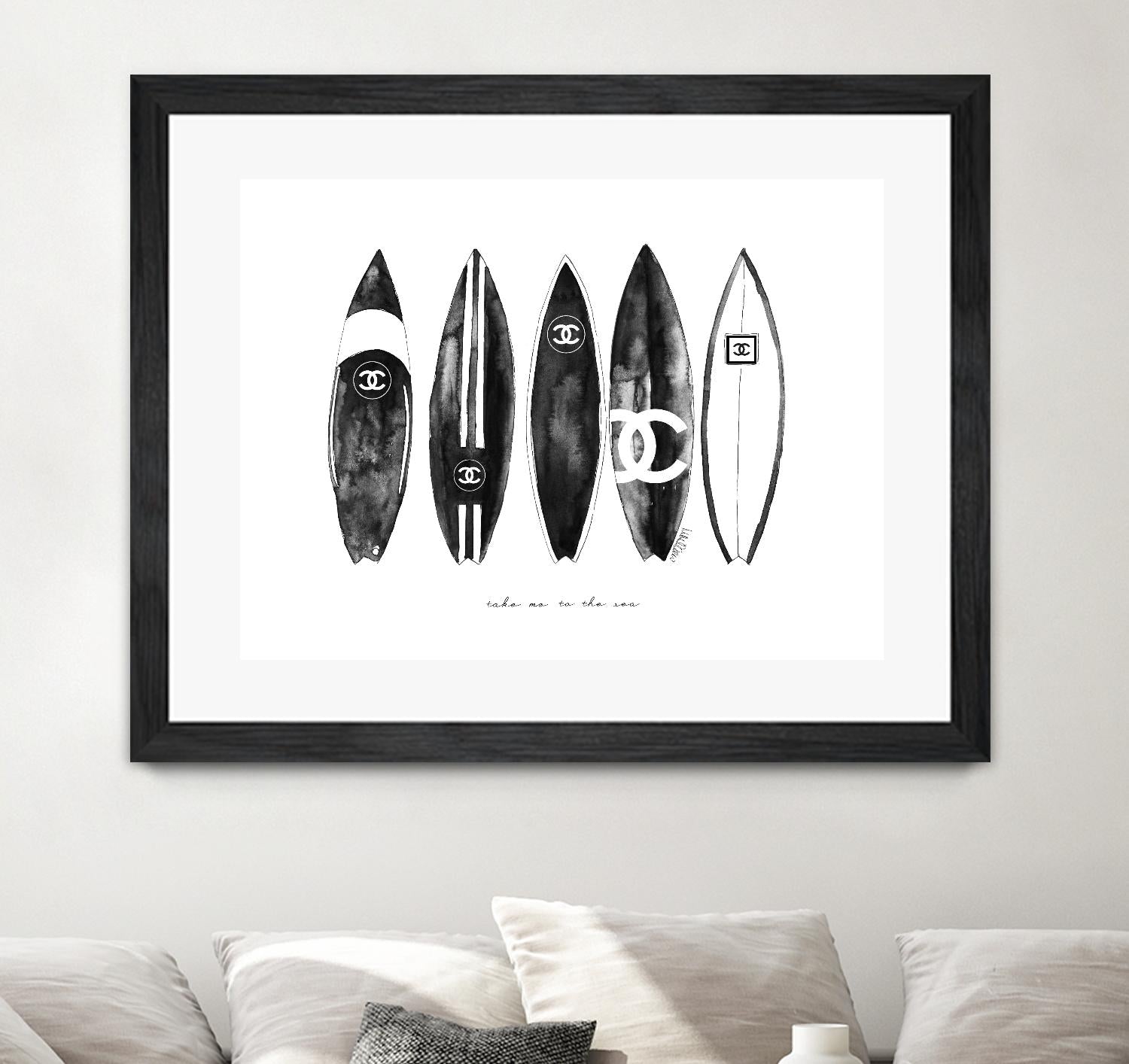 Surf Landscape by Mercedes Lopez Charro on GIANT ART