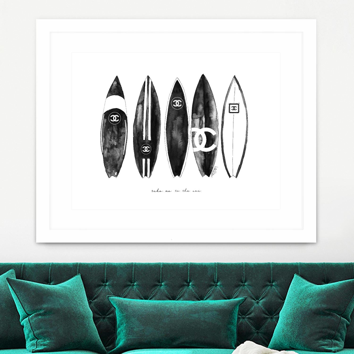 Surf Landscape by Mercedes Lopez Charro on GIANT ART