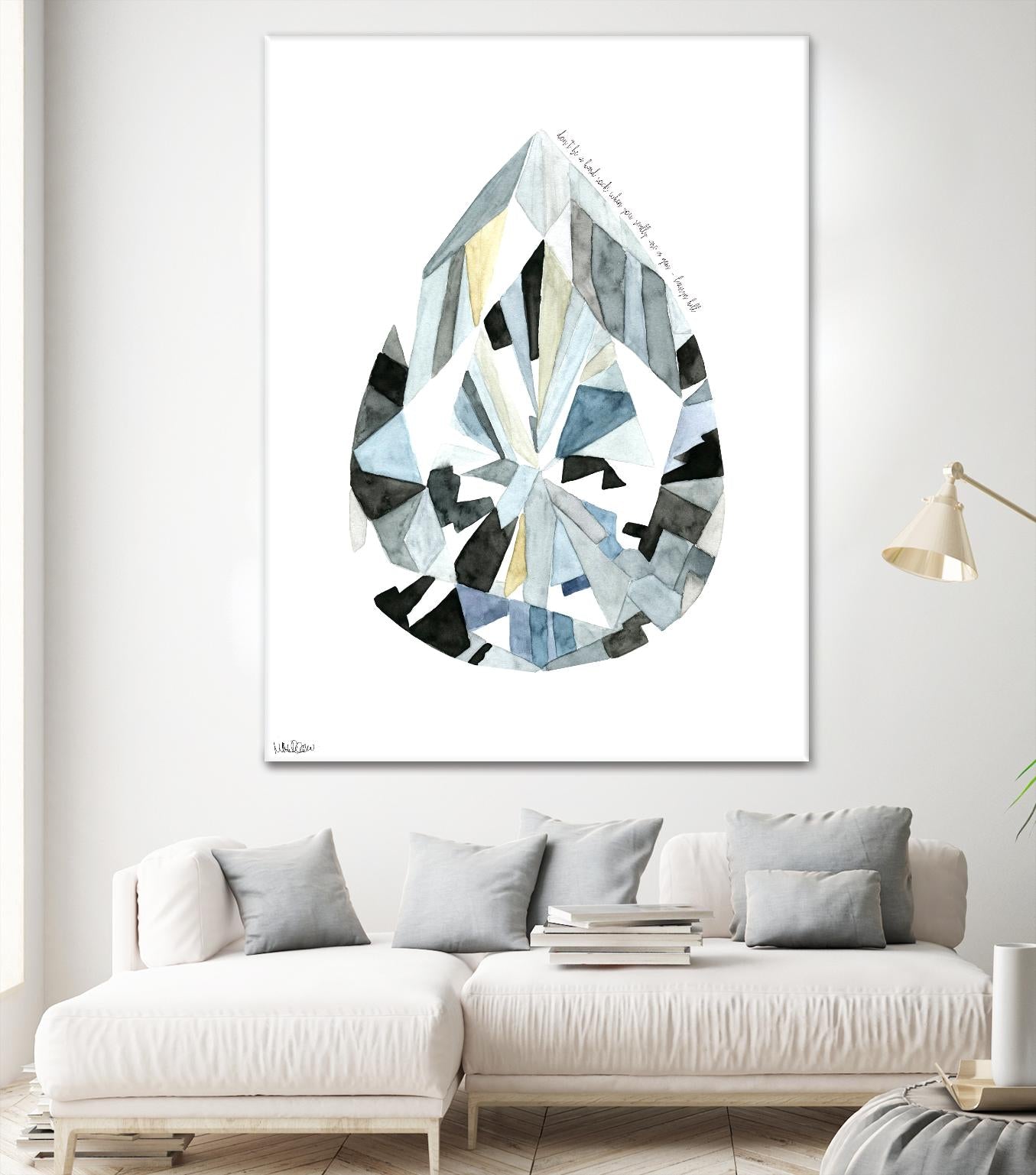 Pear Diamond by Mercedes Lopez Charro on GIANT ART