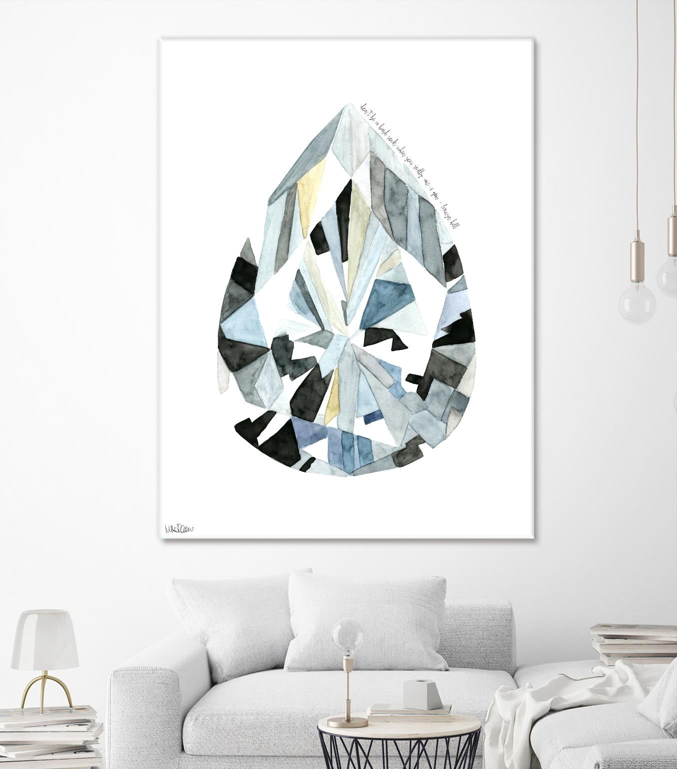 Pear Diamond by Mercedes Lopez Charro on GIANT ART
