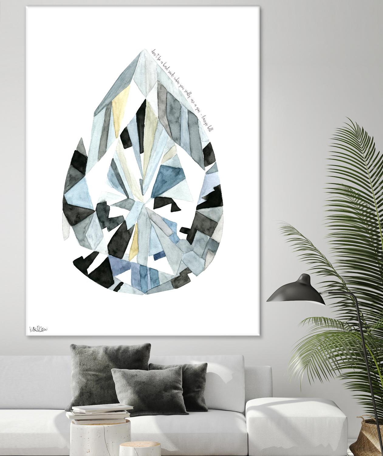 Pear Diamond by Mercedes Lopez Charro on GIANT ART