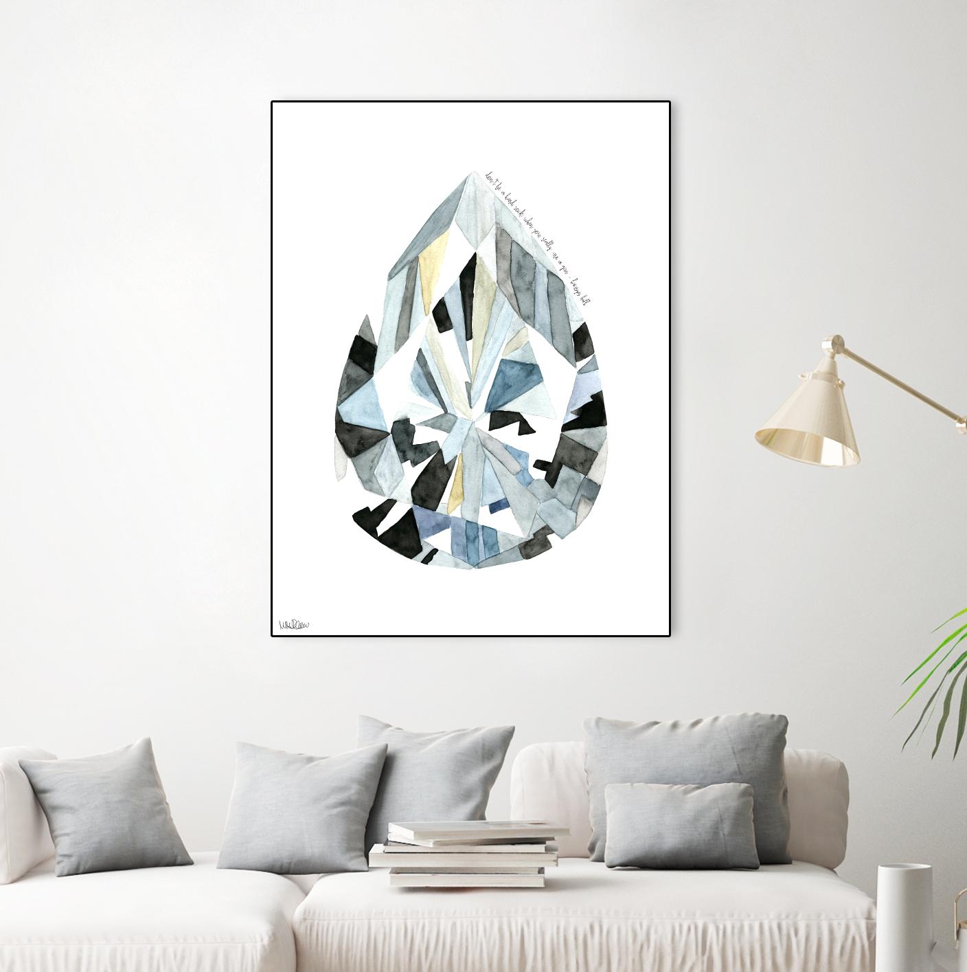 Pear Diamond by Mercedes Lopez Charro on GIANT ART