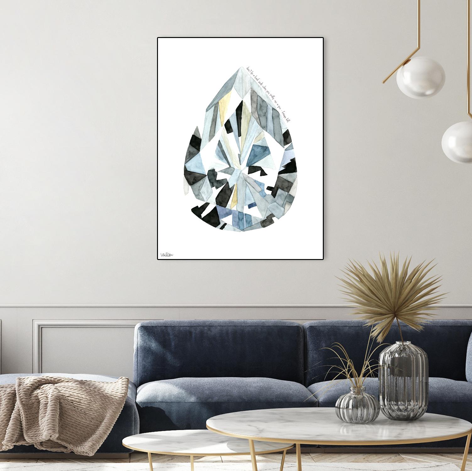 Pear Diamond by Mercedes Lopez Charro on GIANT ART