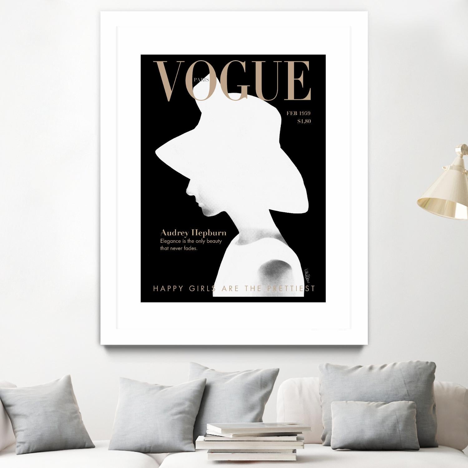 Audrey Vogue by Mercedes Lopez Charro on GIANT ART