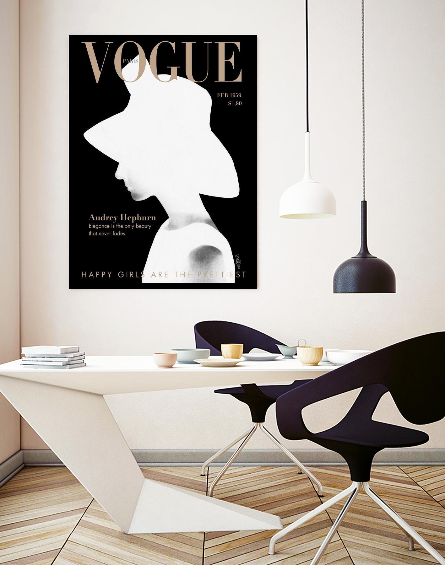 Audrey Vogue by Mercedes Lopez Charro on GIANT ART