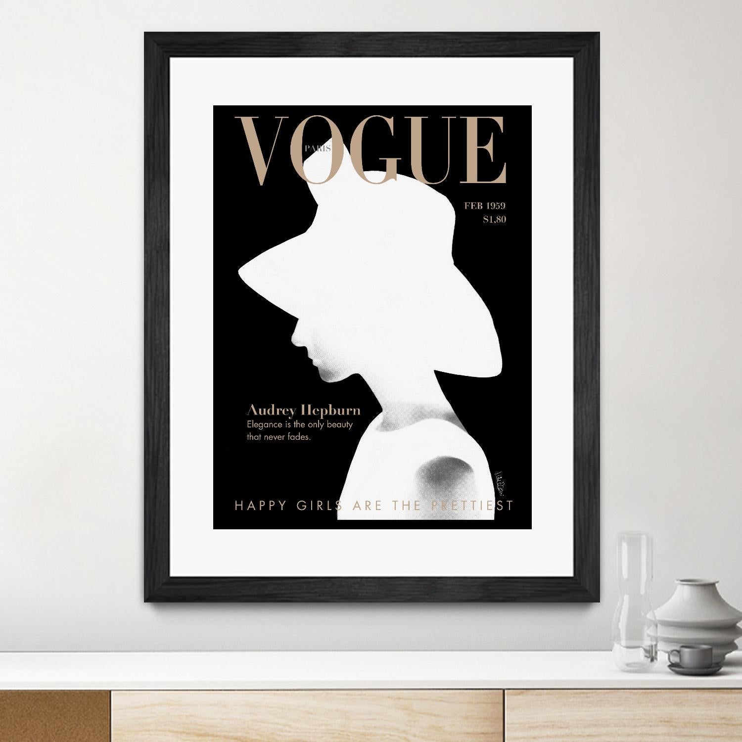 Audrey Vogue by Mercedes Lopez Charro on GIANT ART