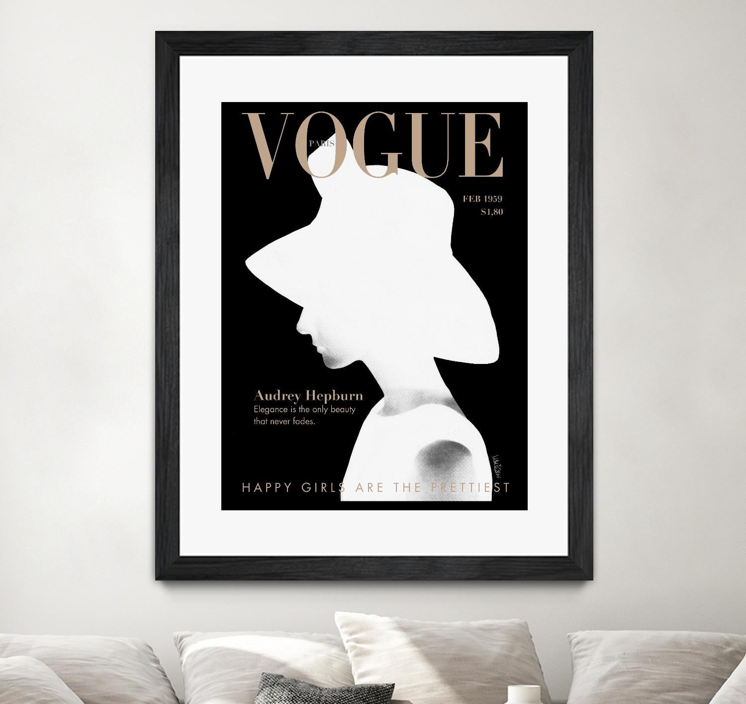 Audrey Vogue by Mercedes Lopez Charro on GIANT ART