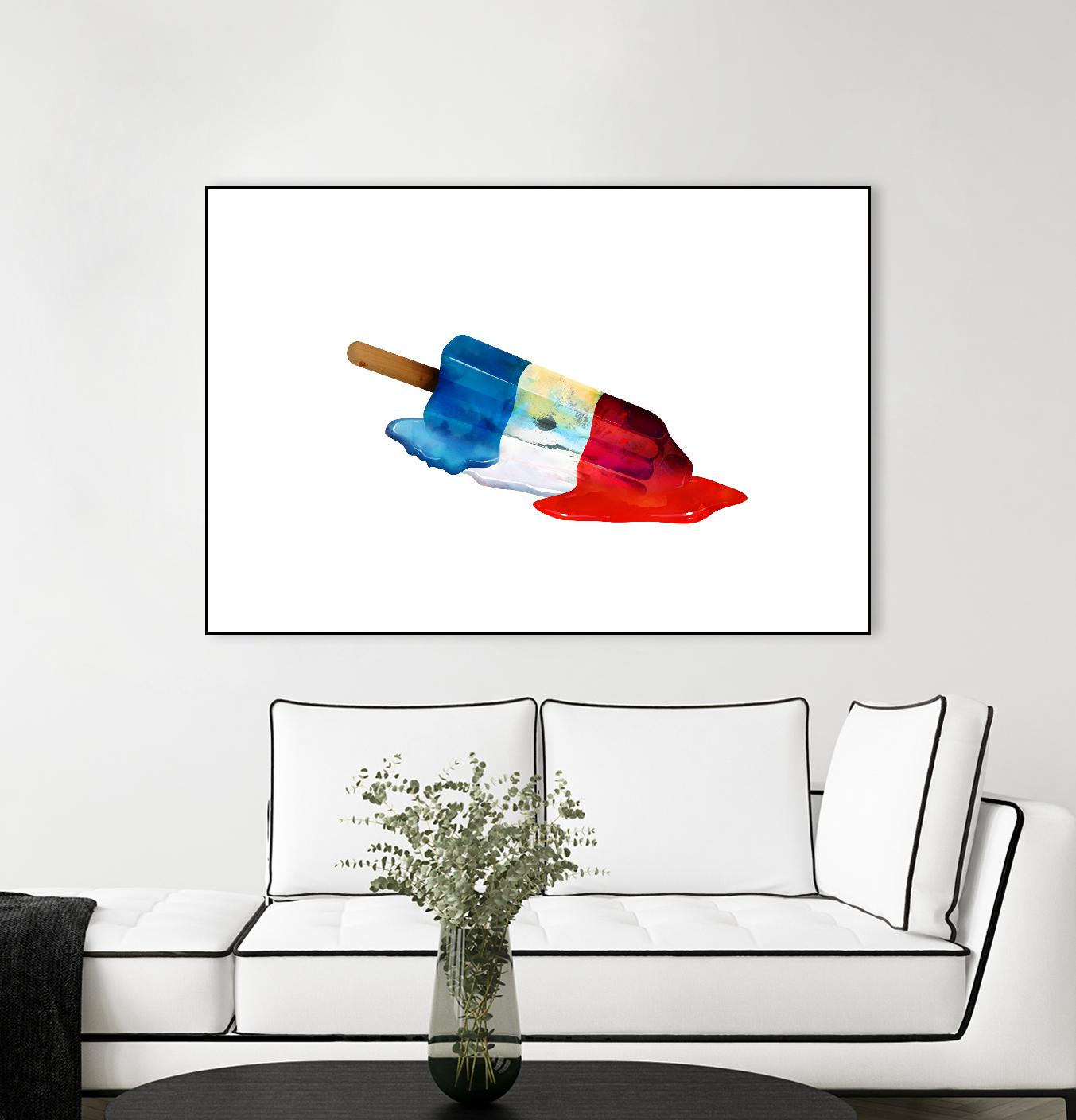 Pop Life by Alex Cherry on GIANT ART - red contemporary