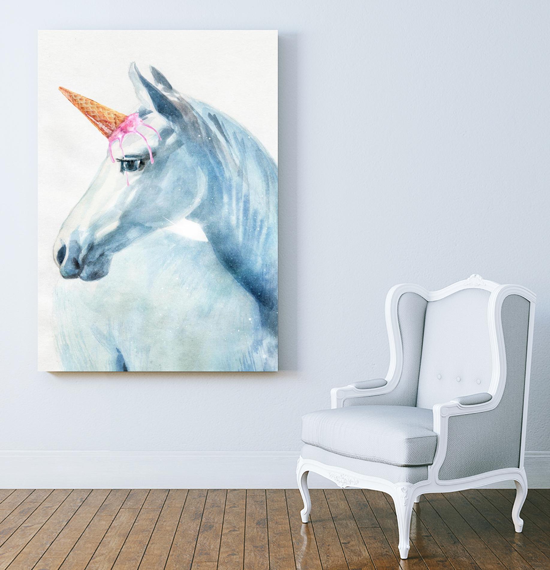 Unique Horn by Alex Cherry on GIANT ART - white animals