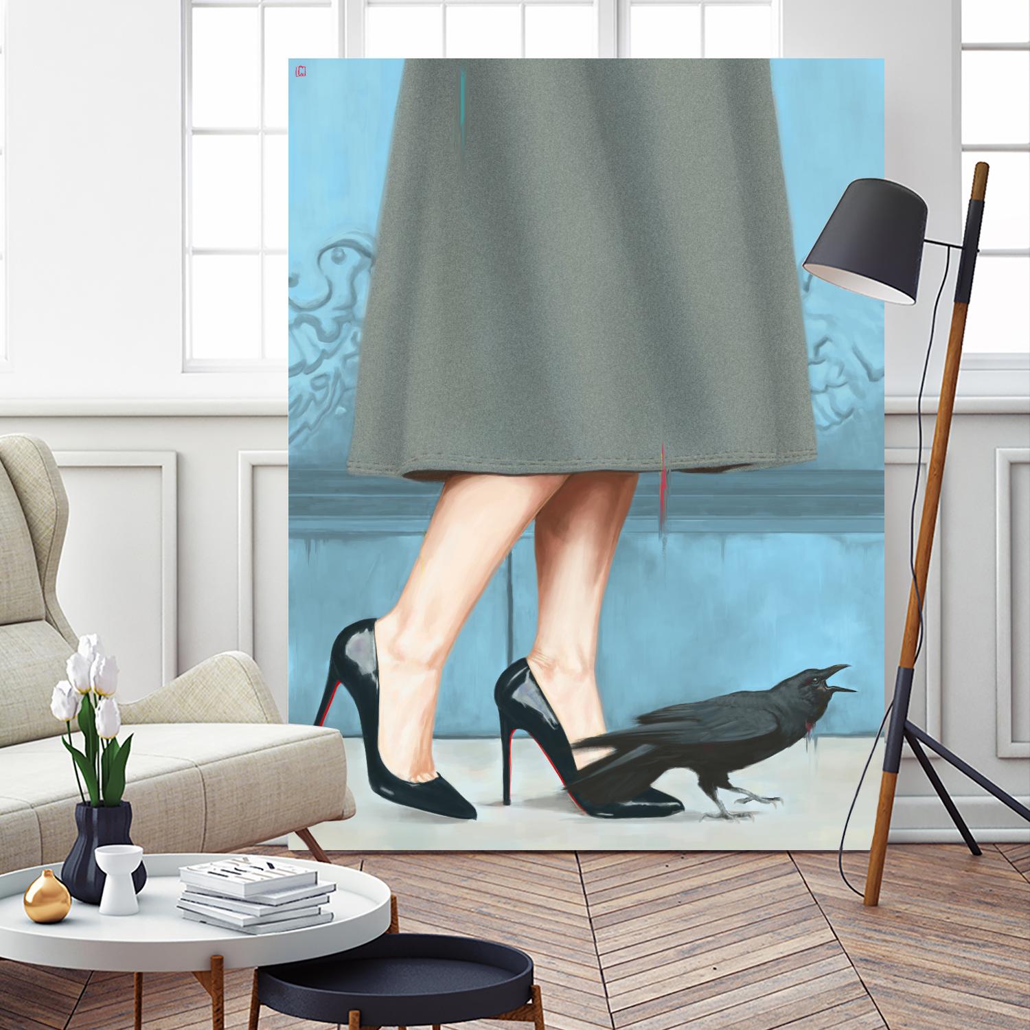 Here Comes The Queen by Alexander Grahovsky on GIANT ART - grey men and women