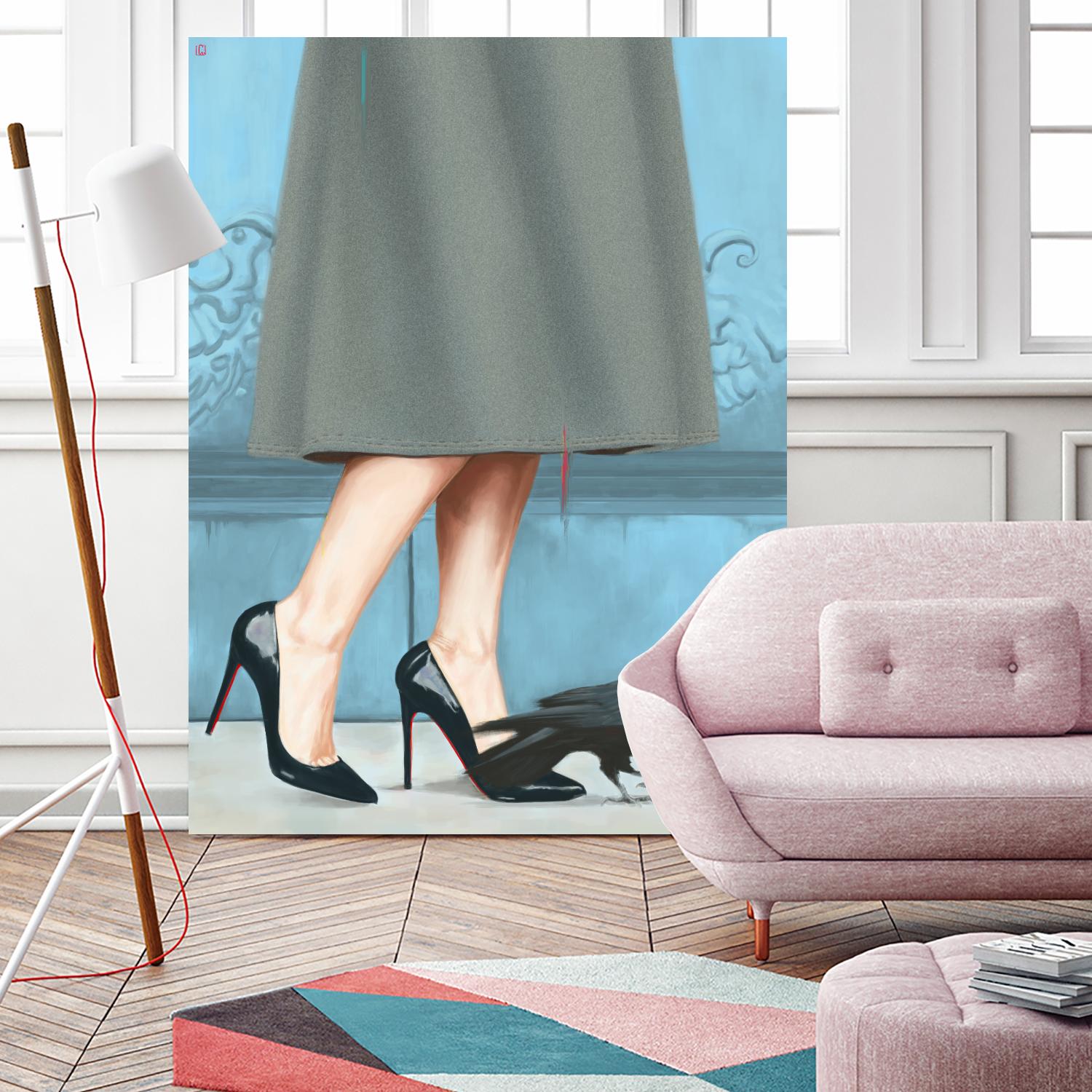 Here Comes The Queen by Alexander Grahovsky on GIANT ART - grey men and women