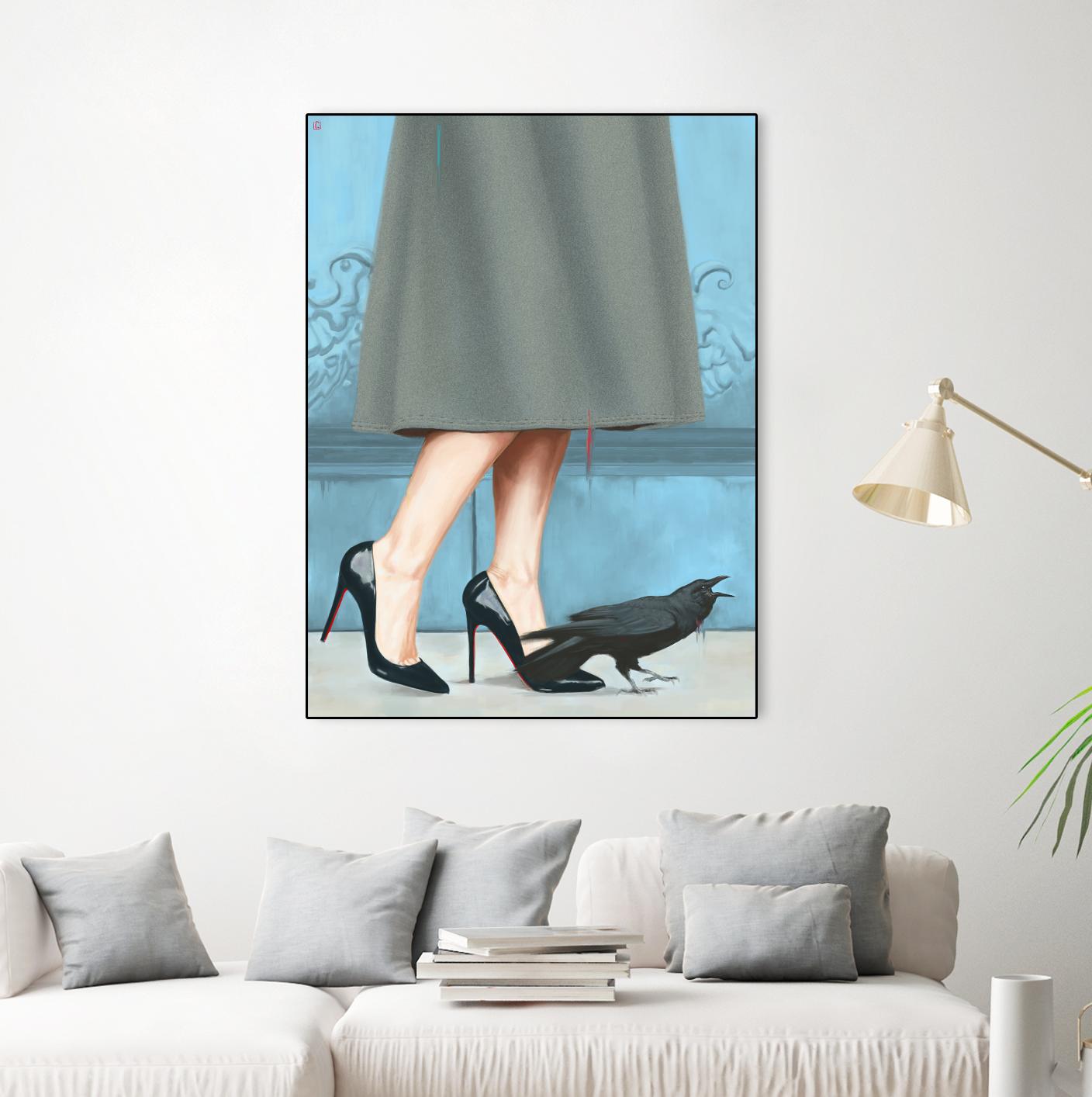 Here Comes The Queen by Alexander Grahovsky on GIANT ART - grey men and women