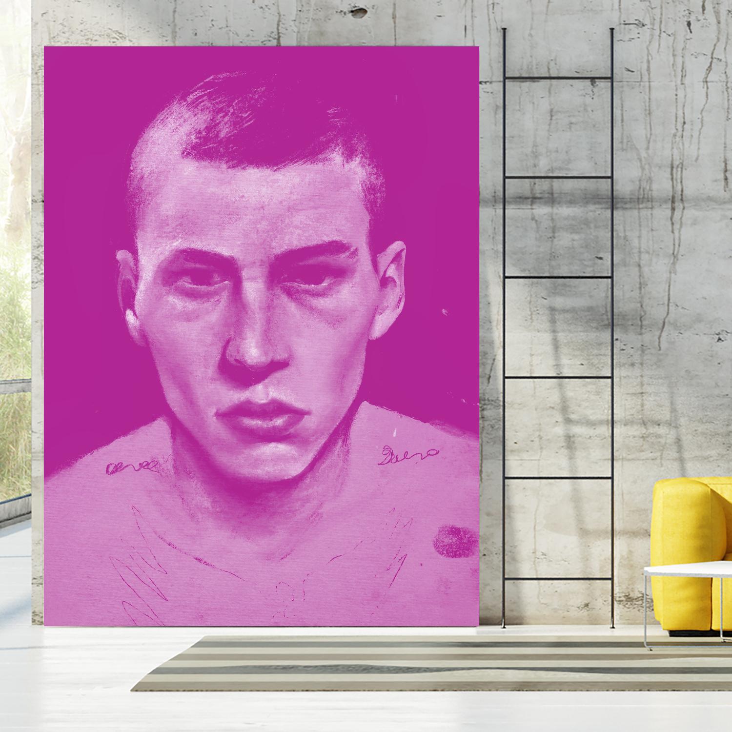 Cherry Scent by Arassay Hilario on GIANT ART - pink digital person