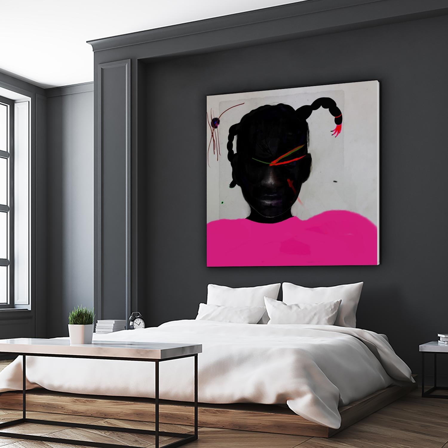 Watermelon Seed by Arassay Hilario on GIANT ART - pink digital fuchsia