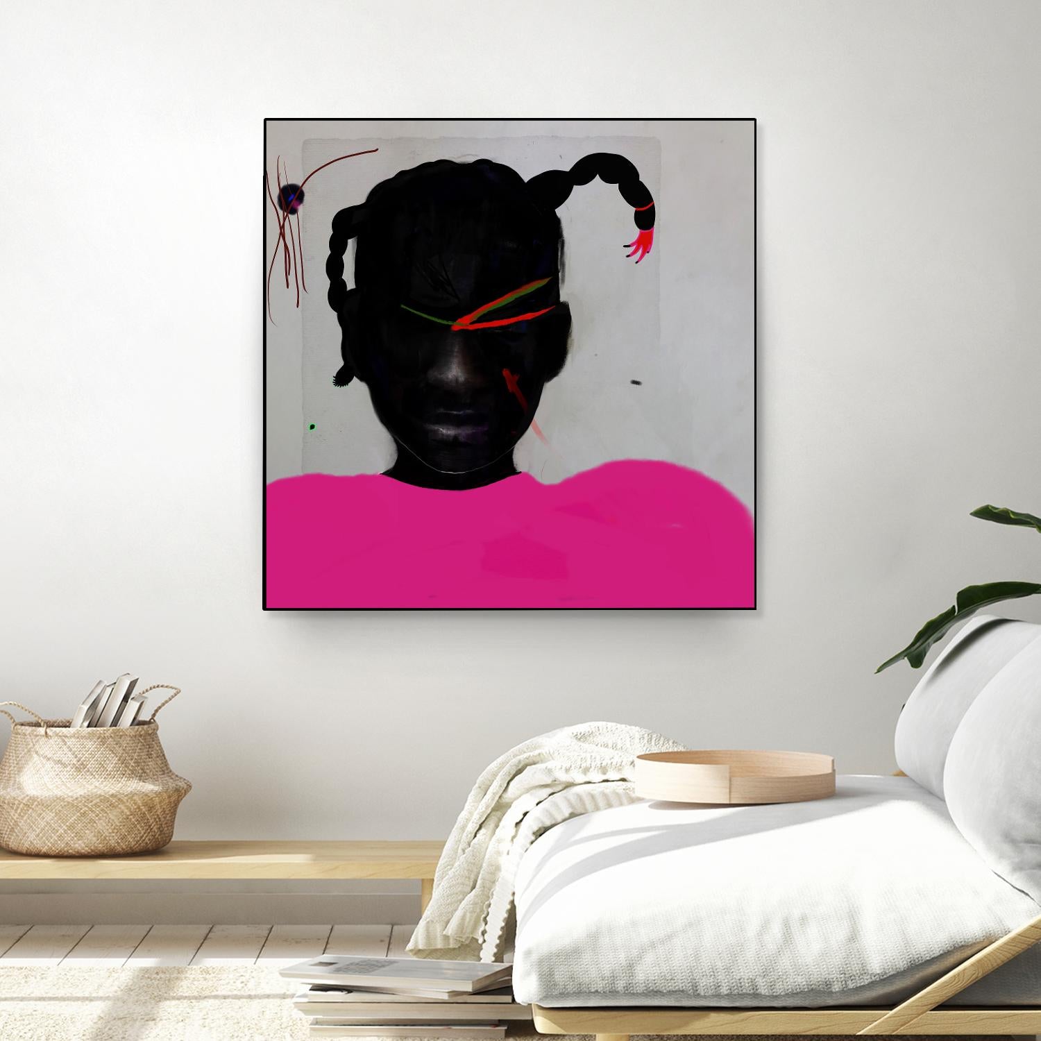 Watermelon Seed by Arassay Hilario on GIANT ART - pink digital fuchsia