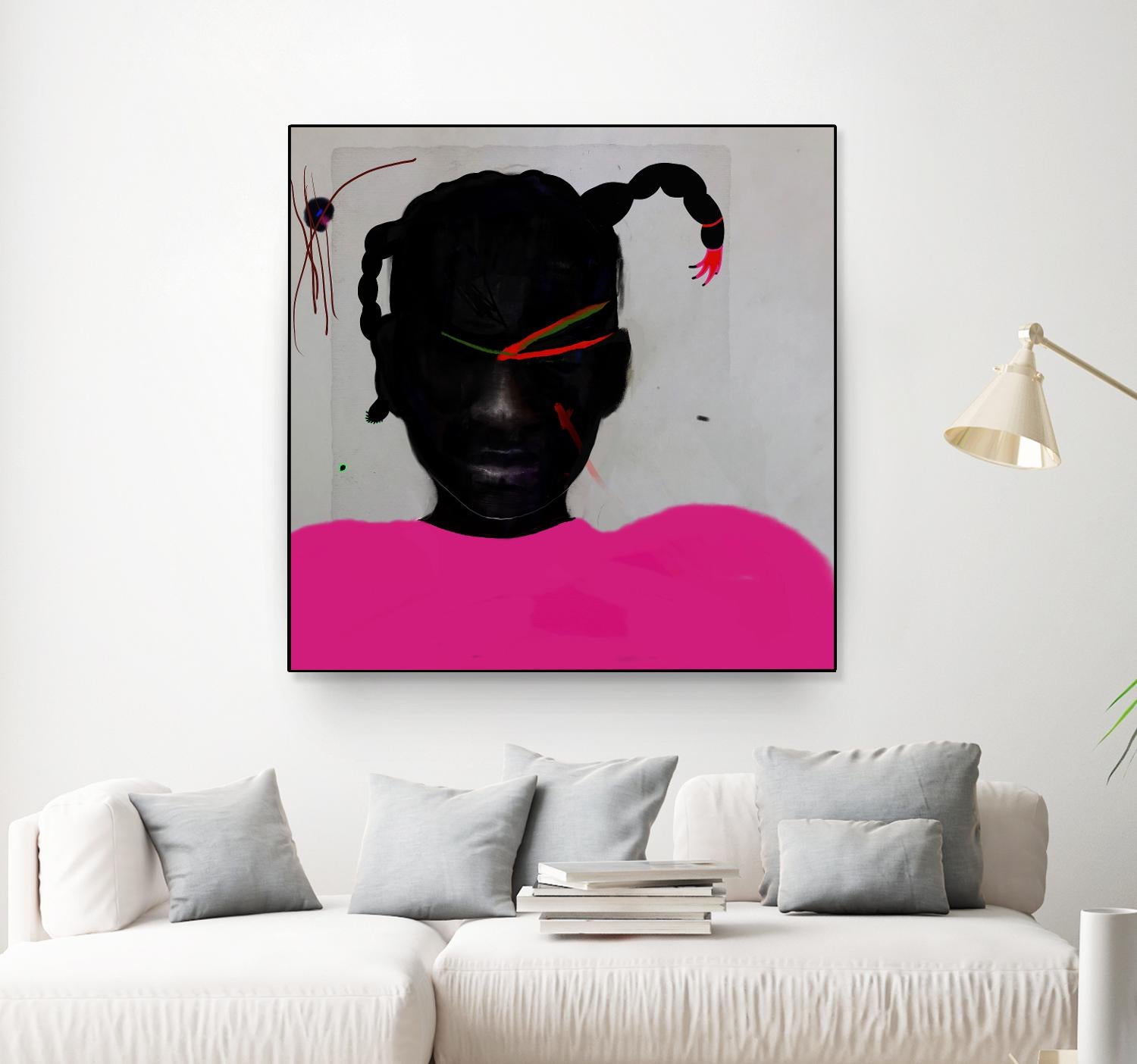 Watermelon Seed by Arassay Hilario on GIANT ART - pink digital fuchsia