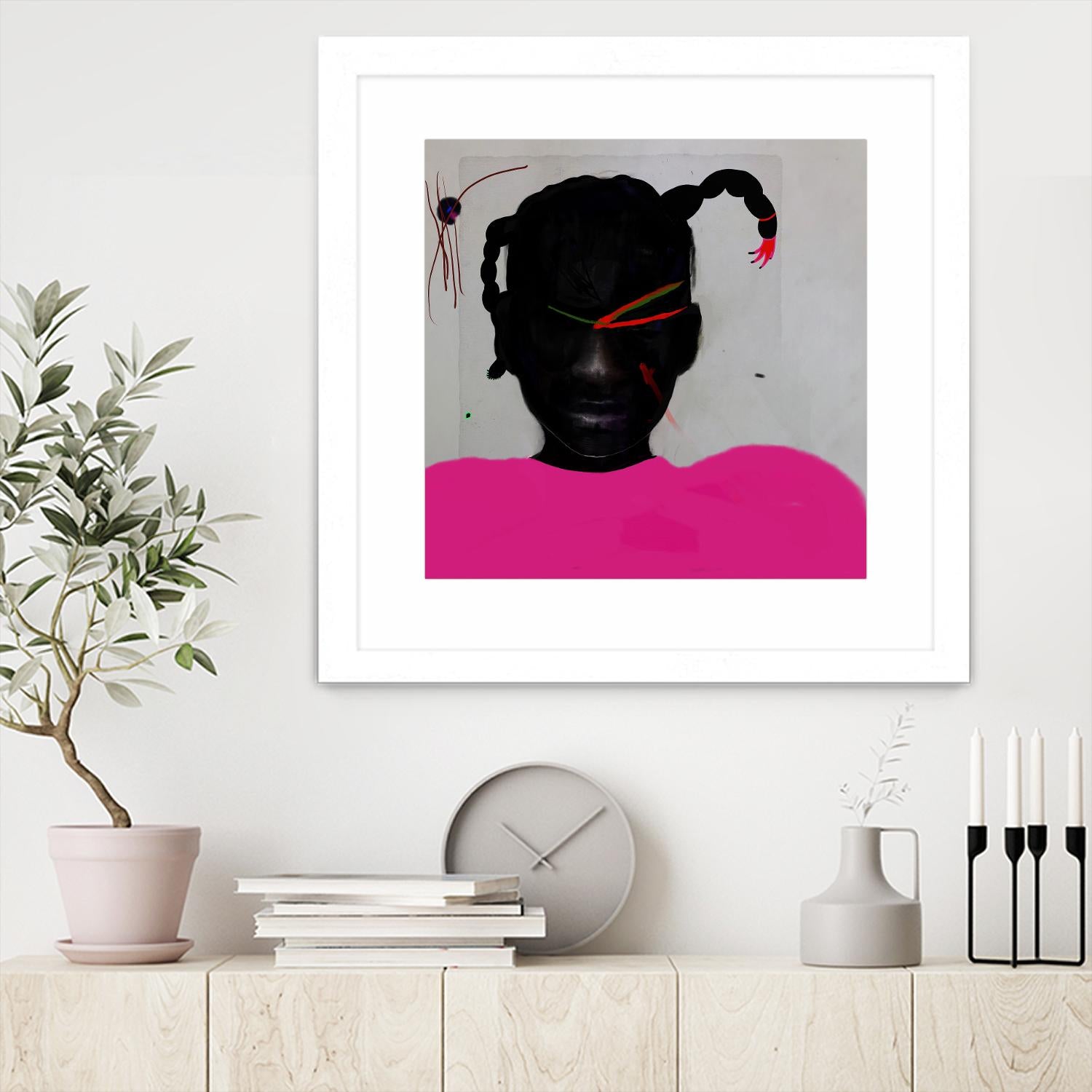 Watermelon Seed by Arassay Hilario on GIANT ART - pink digital fuchsia