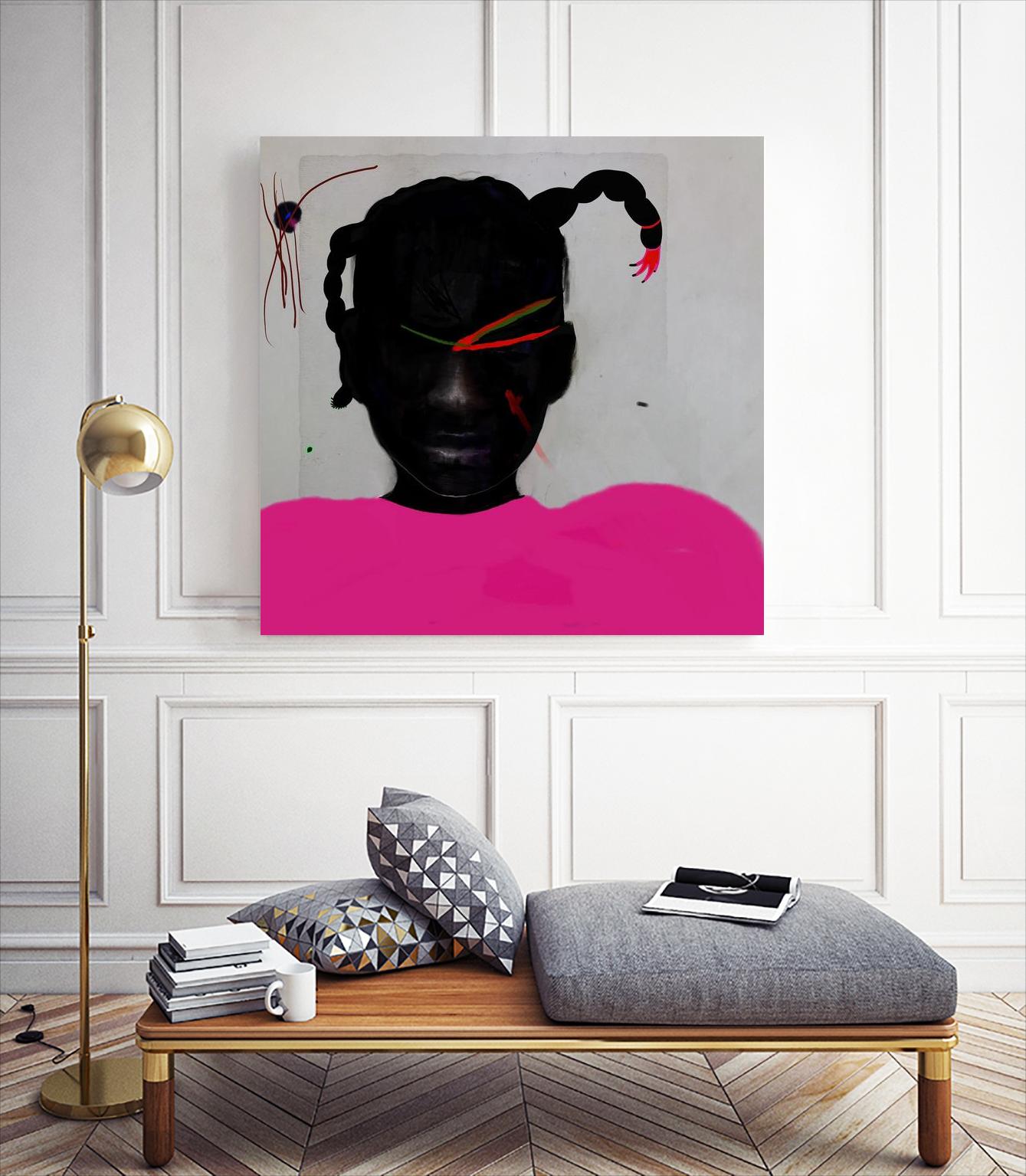 Watermelon Seed by Arassay Hilario on GIANT ART - pink digital fuchsia