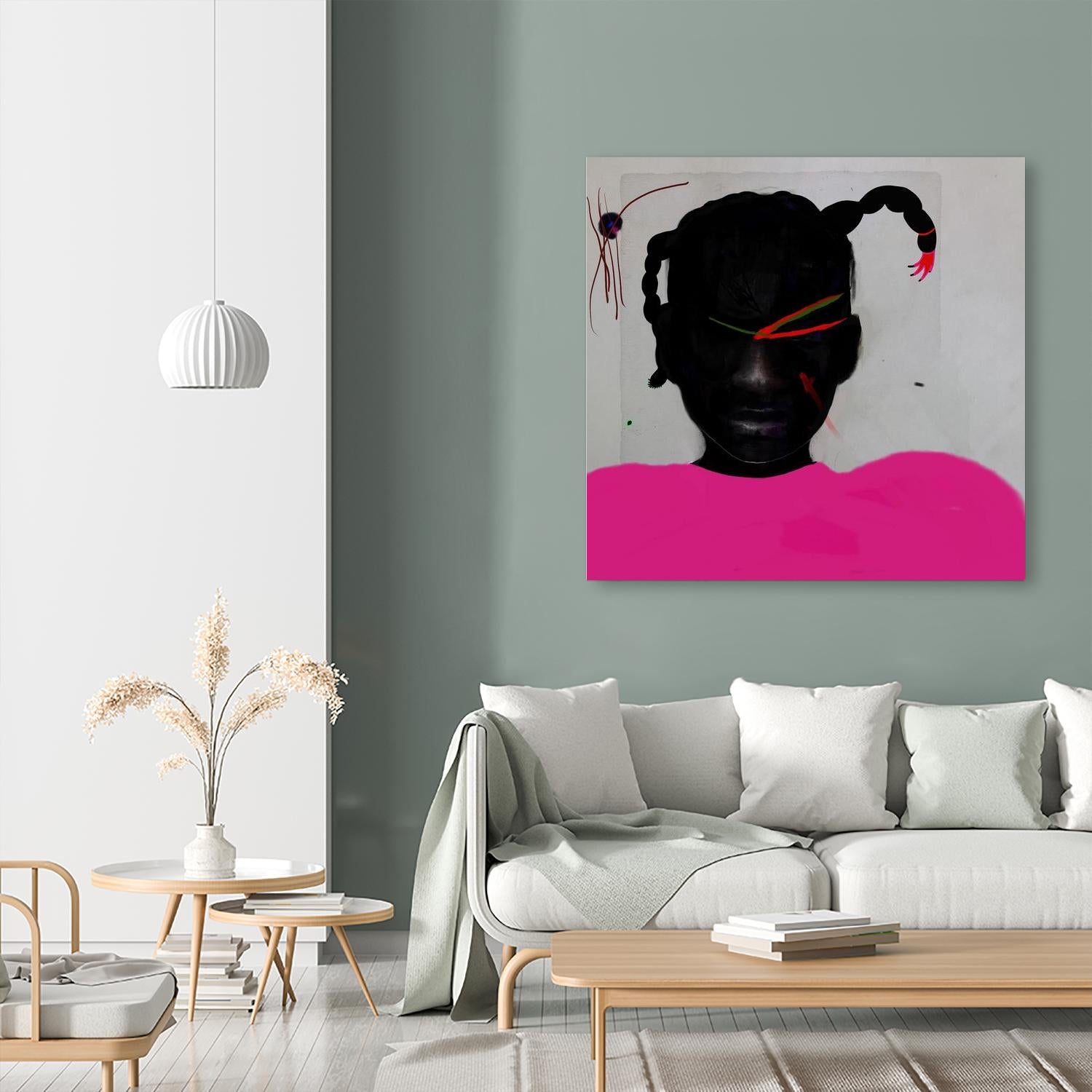 Watermelon Seed by Arassay Hilario on GIANT ART - pink digital fuchsia