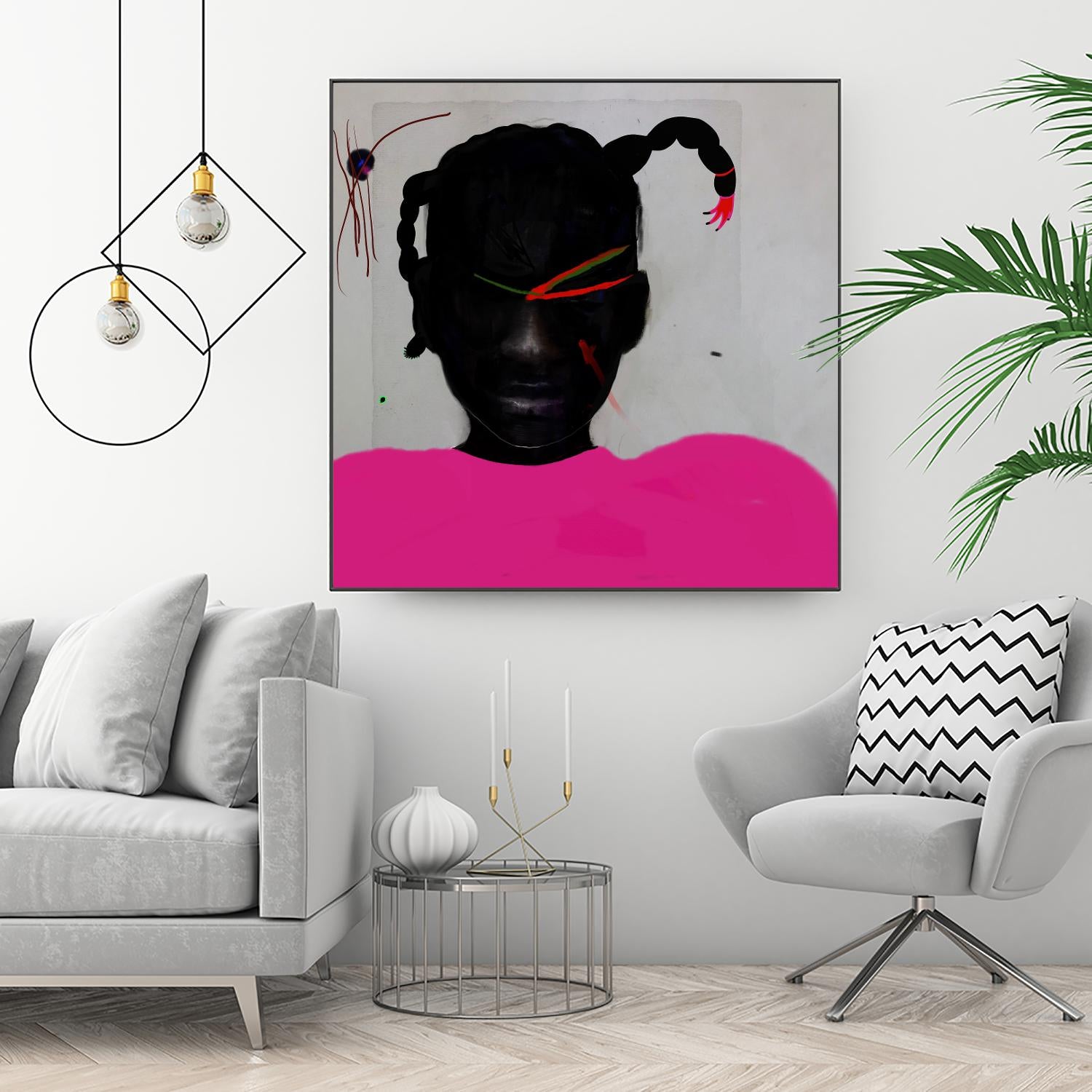 Watermelon Seed by Arassay Hilario on GIANT ART - pink digital fuchsia