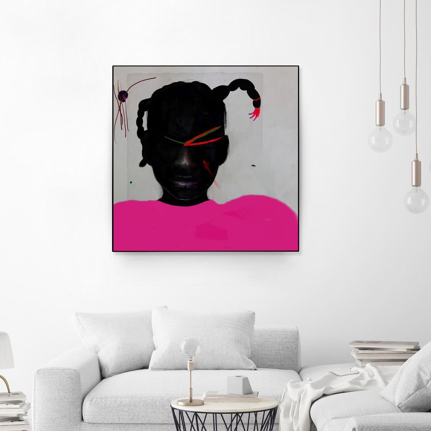 Watermelon Seed by Arassay Hilario on GIANT ART - pink digital fuchsia