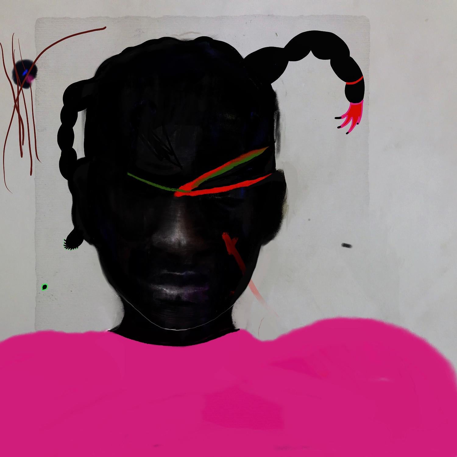 Watermelon Seed by Arassay Hilario on GIANT ART - pink digital fuchsia