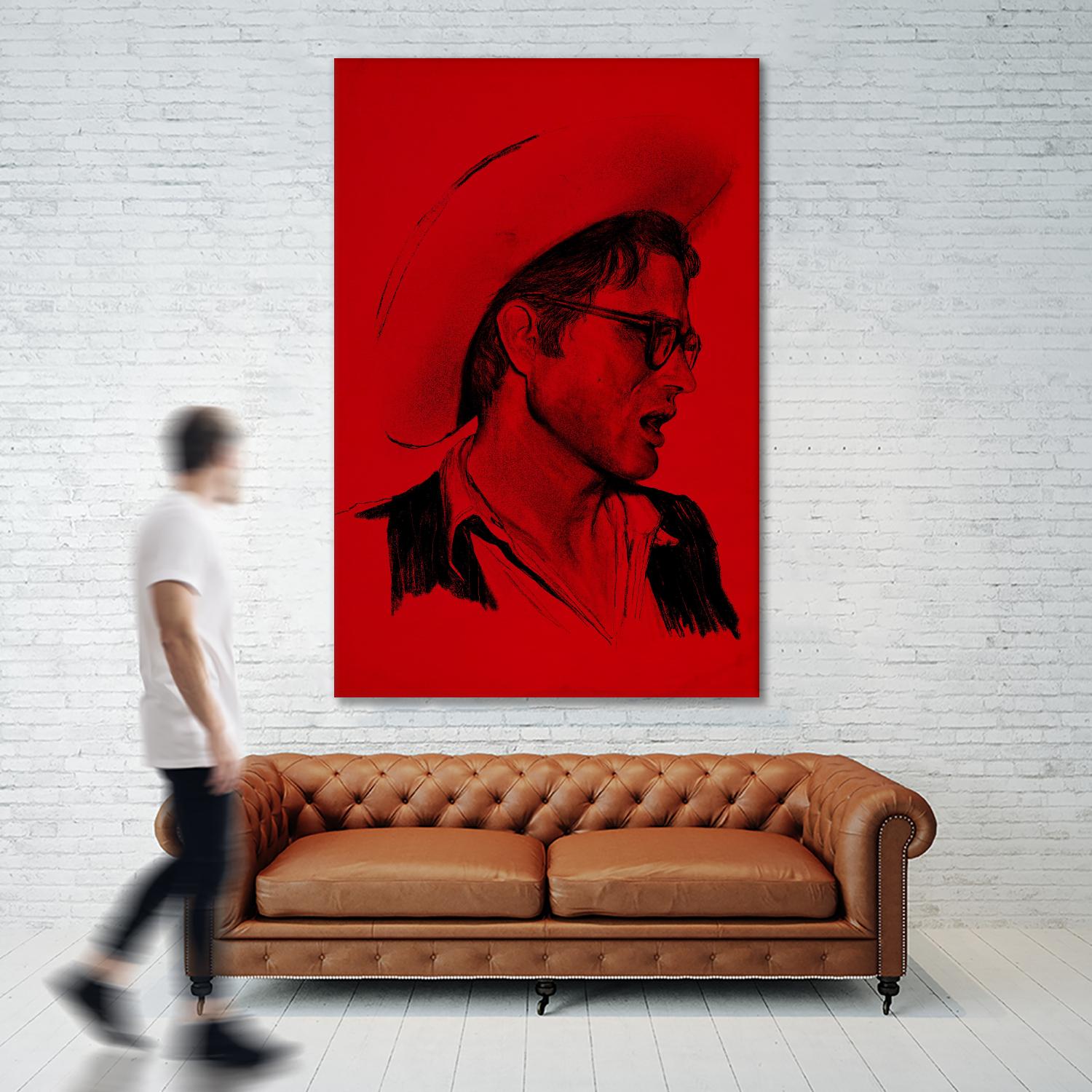 James Dean by Arassay Hilario on GIANT ART - red digital james dean