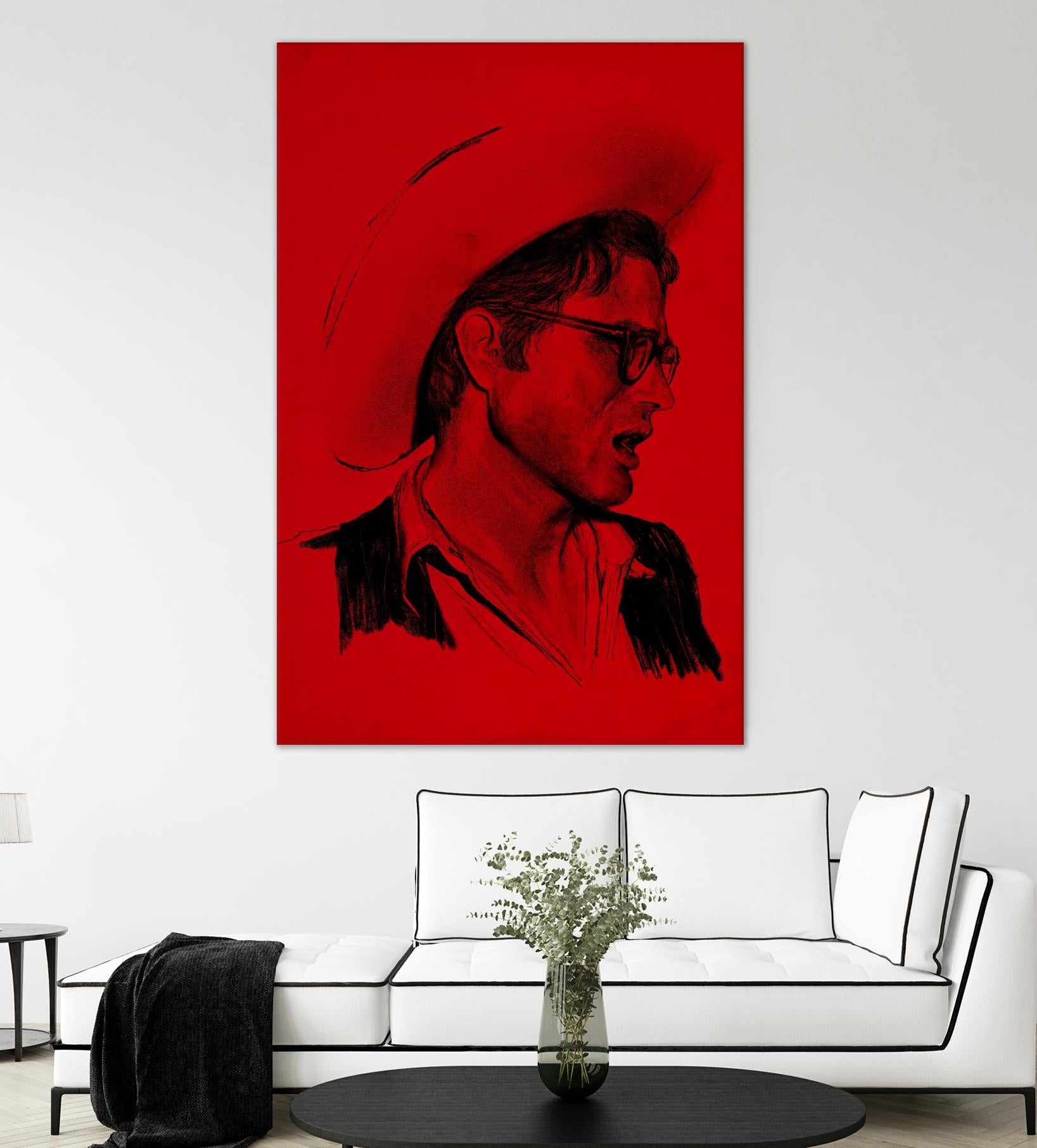 James Dean by Arassay Hilario on GIANT ART - red digital james dean