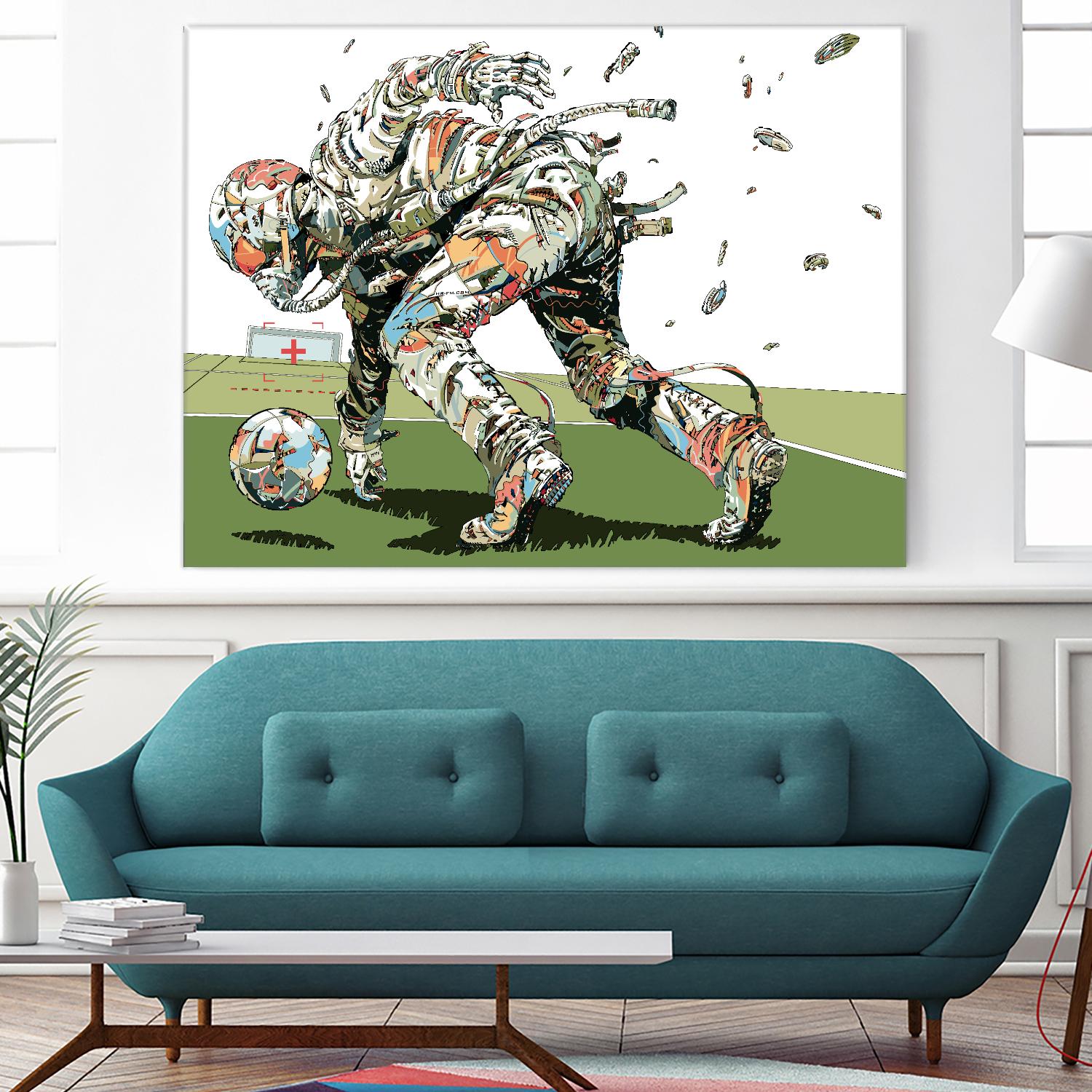 Dog Fights OCC by HR-FM on GIANT ART - white contemporary