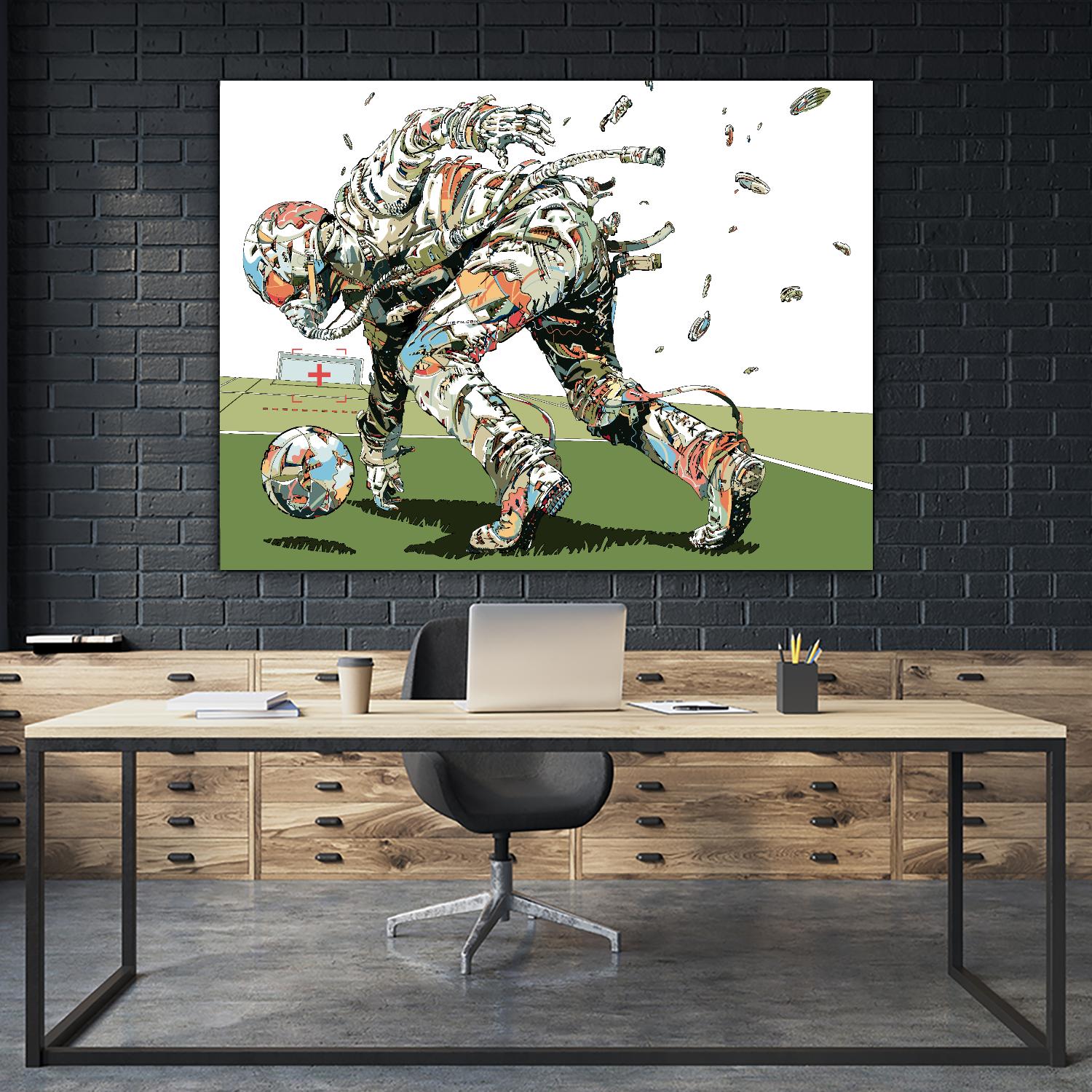 Dog Fights OCC by HR-FM on GIANT ART - white contemporary