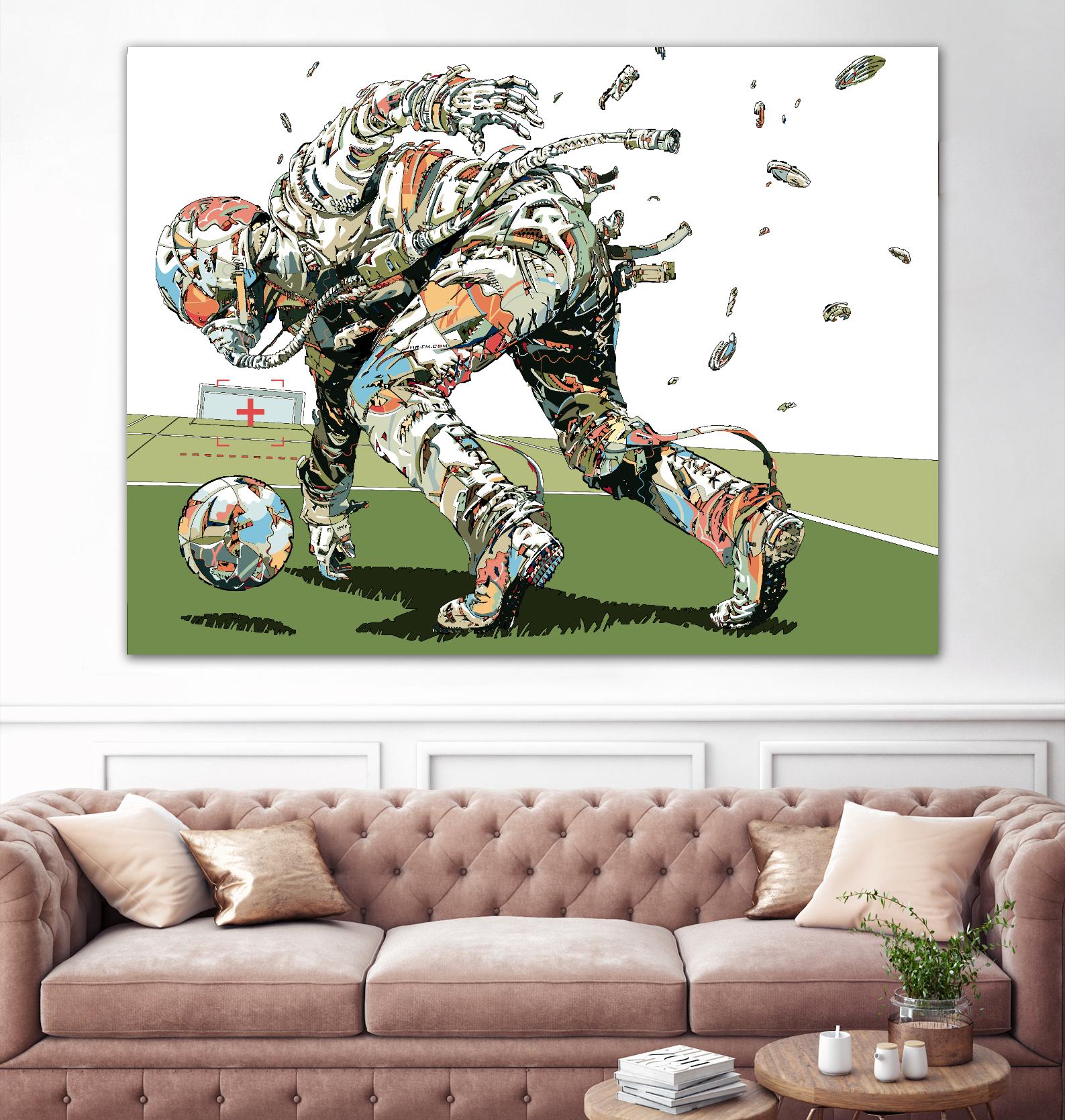 Dog Fights OCC by HR-FM on GIANT ART - white contemporary