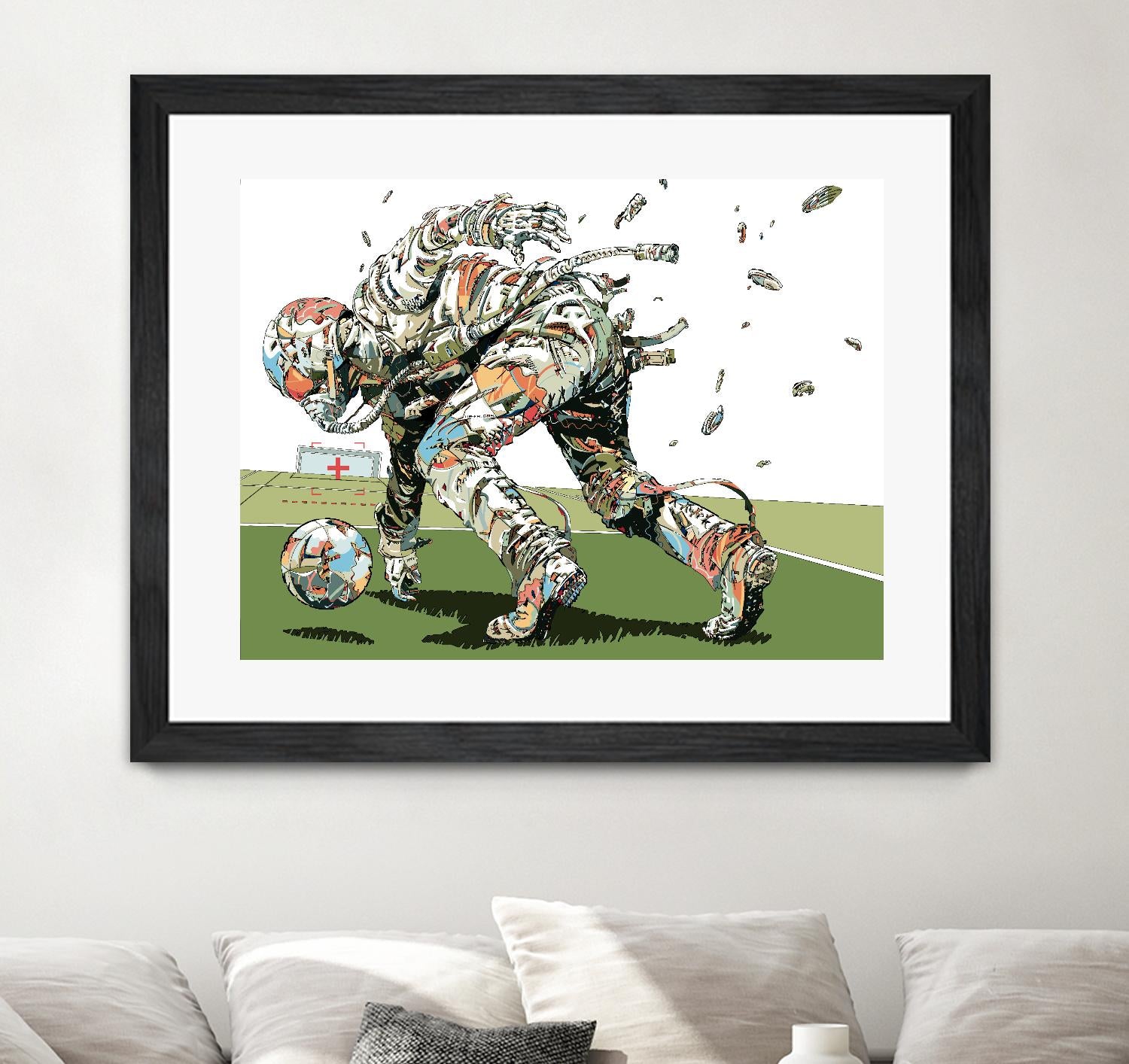 Dog Fights OCC by HR-FM on GIANT ART - white contemporary