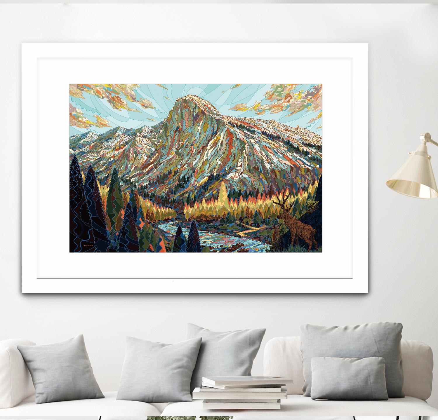 Technicolor by HR-FM on GIANT ART - black contemporary