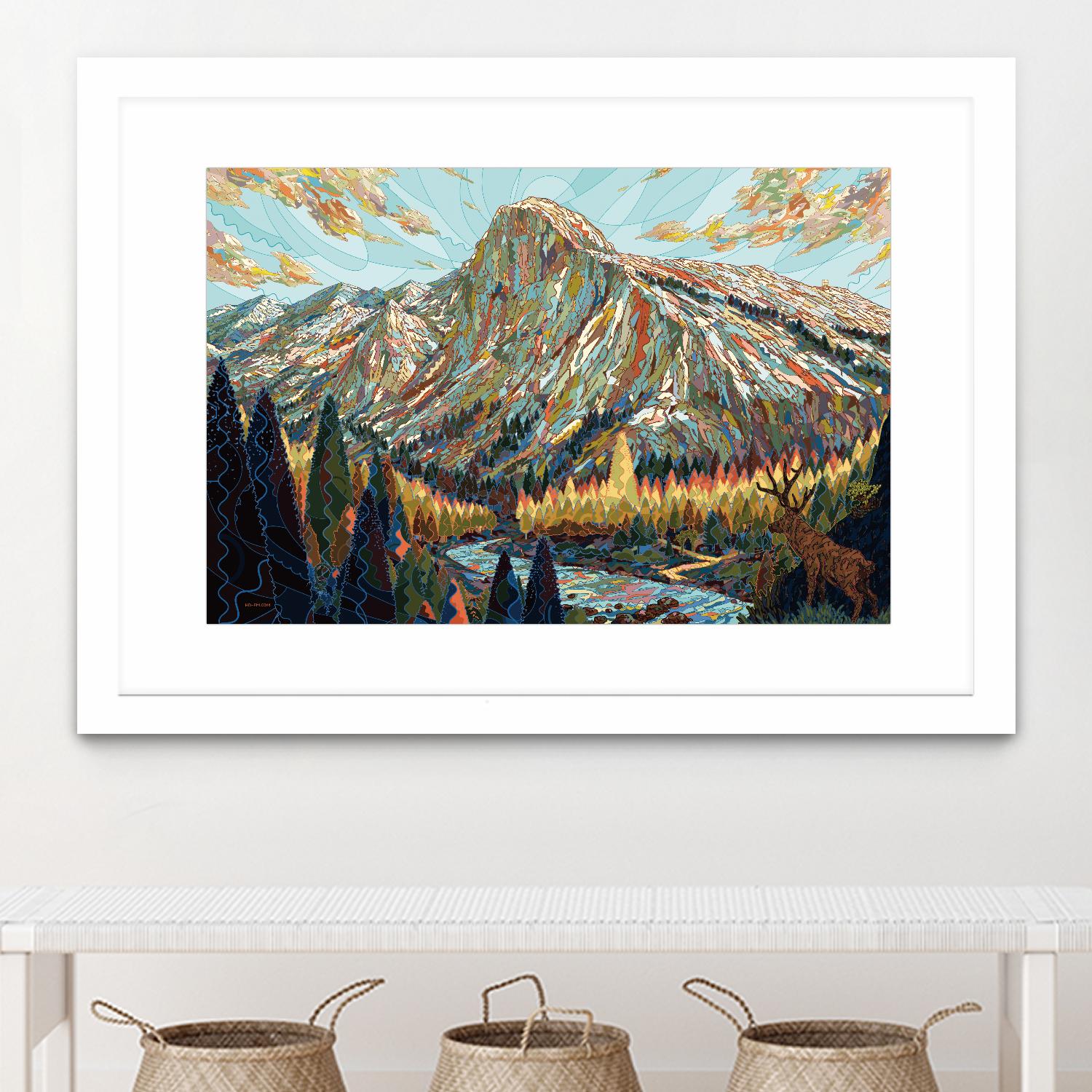 Technicolor by HR-FM on GIANT ART - black contemporary