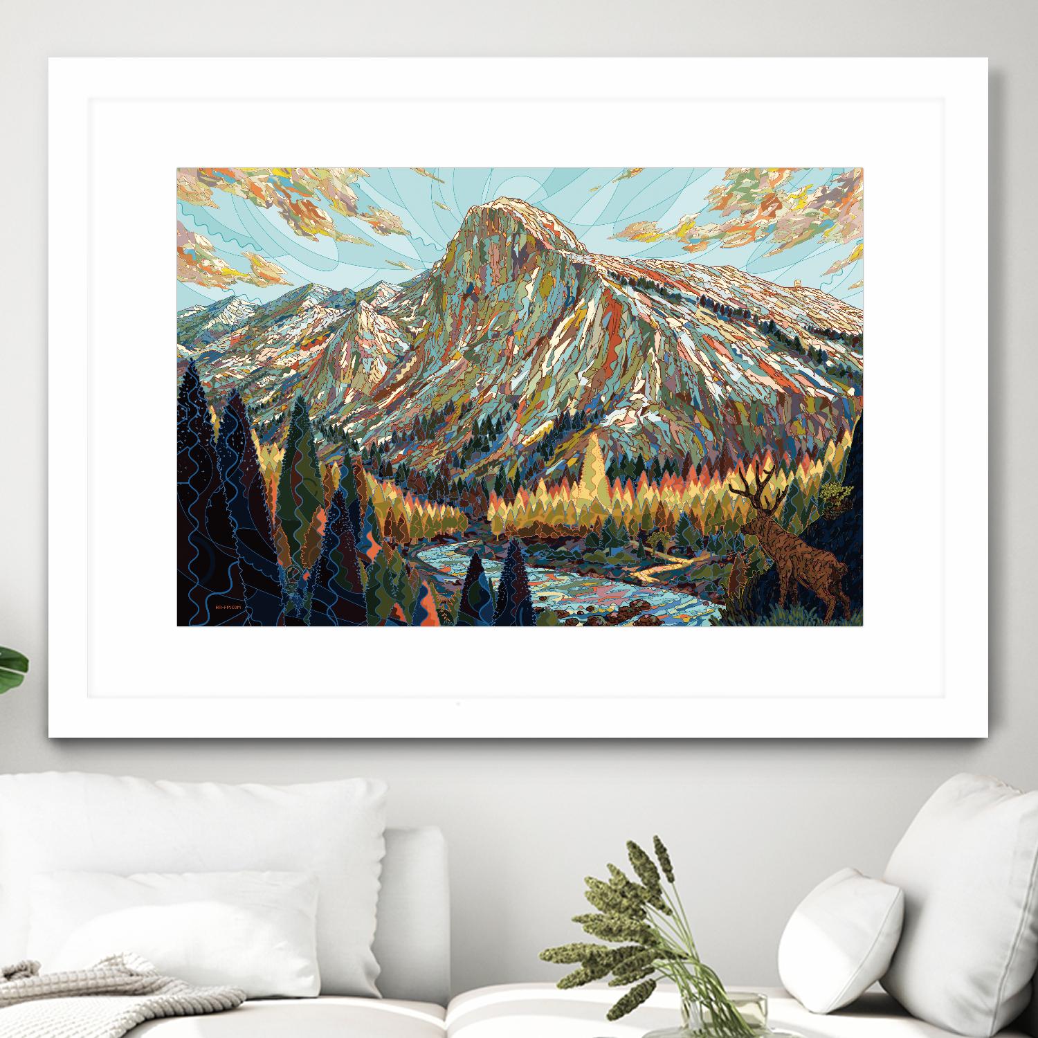 Technicolor by HR-FM on GIANT ART - black contemporary