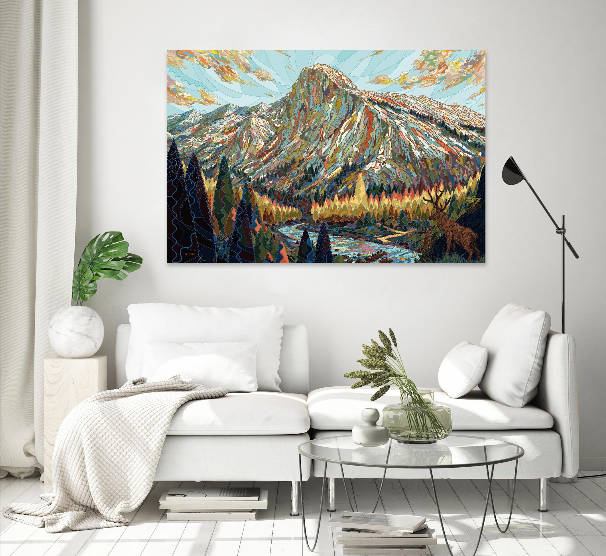 Technicolor by HR-FM on GIANT ART - black contemporary