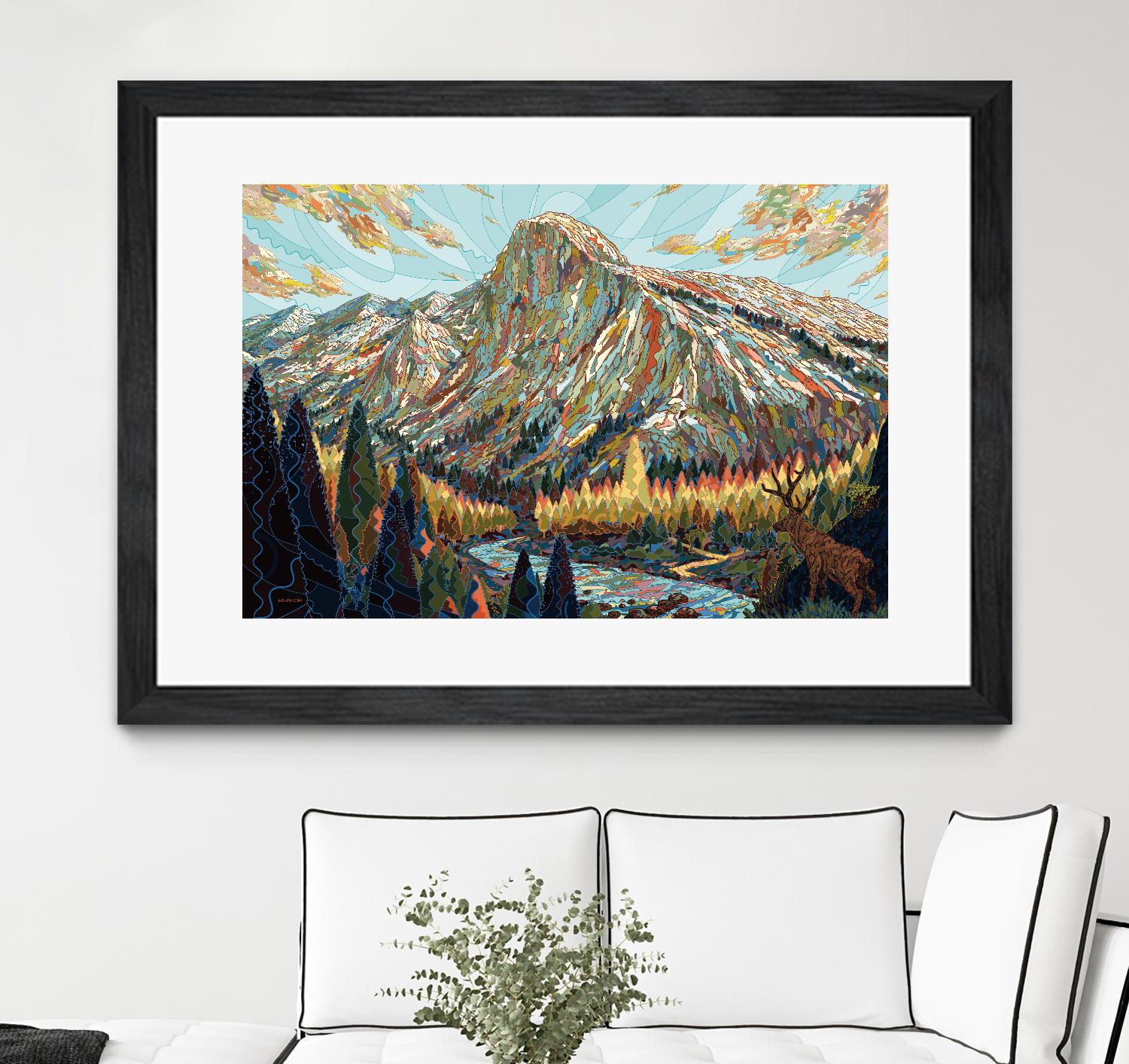 Technicolor by HR-FM on GIANT ART - black contemporary