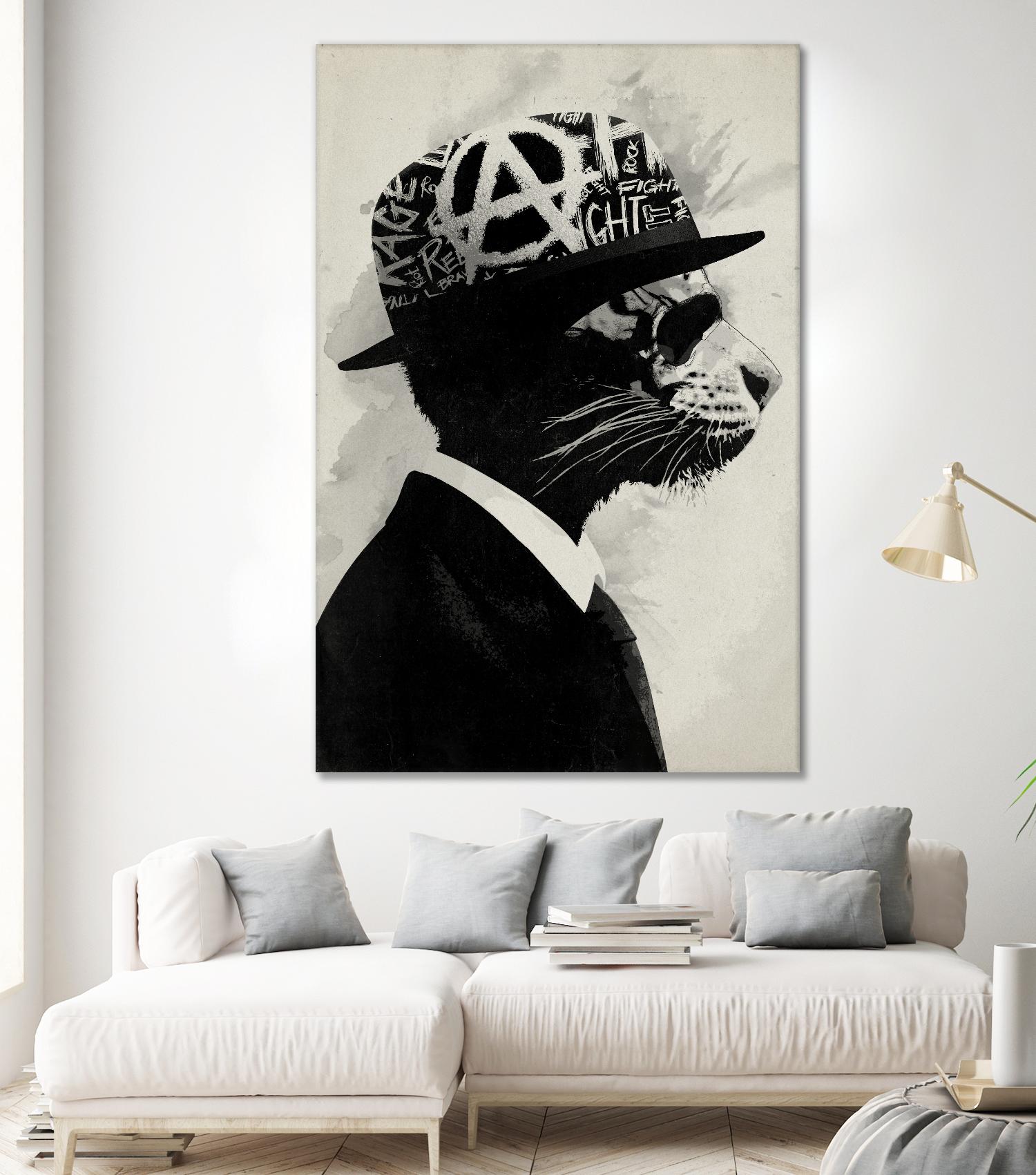 Middle Class Rebel by Hidden Moves on GIANT ART - white contemporary