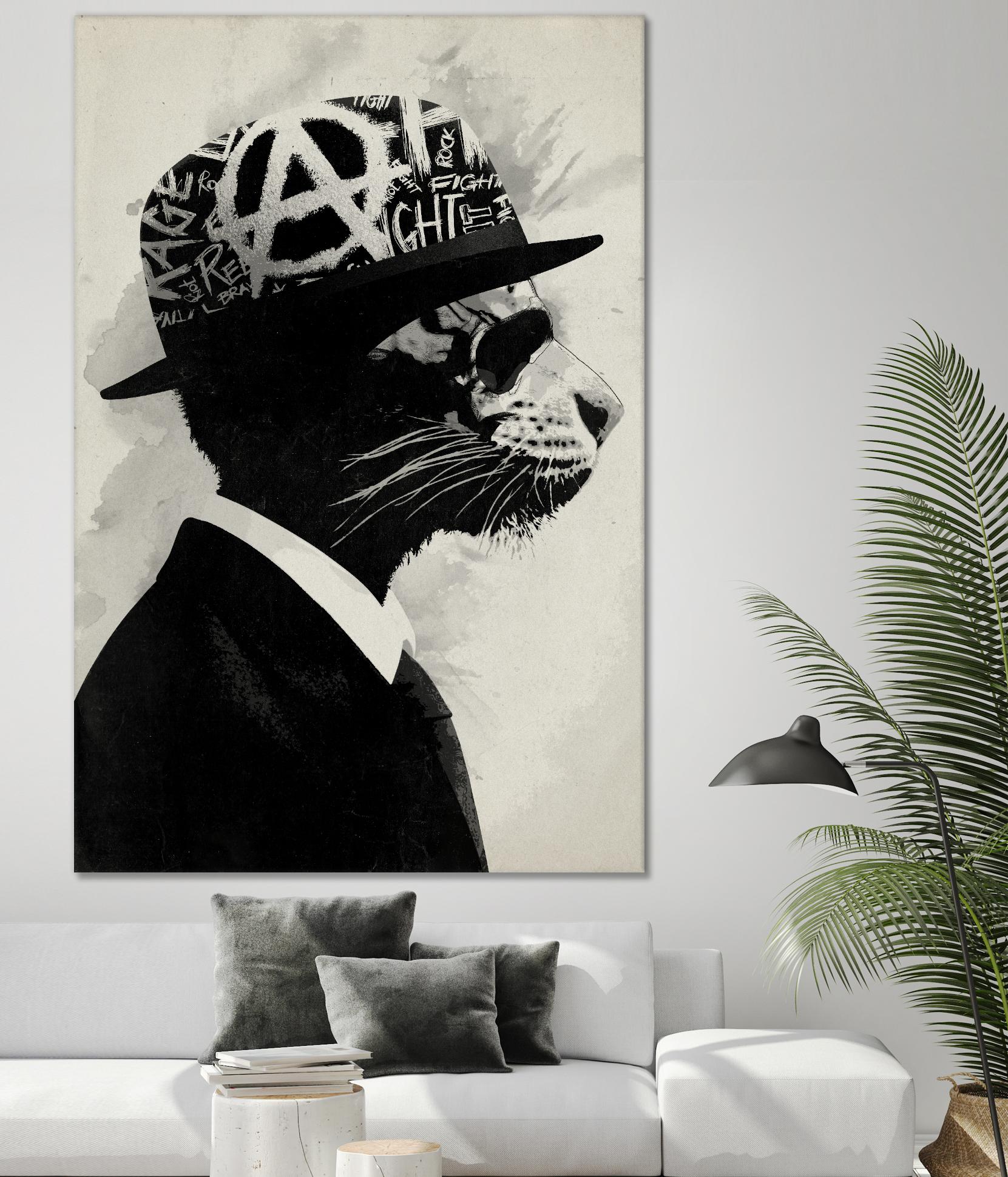 Middle Class Rebel by Hidden Moves on GIANT ART - white contemporary