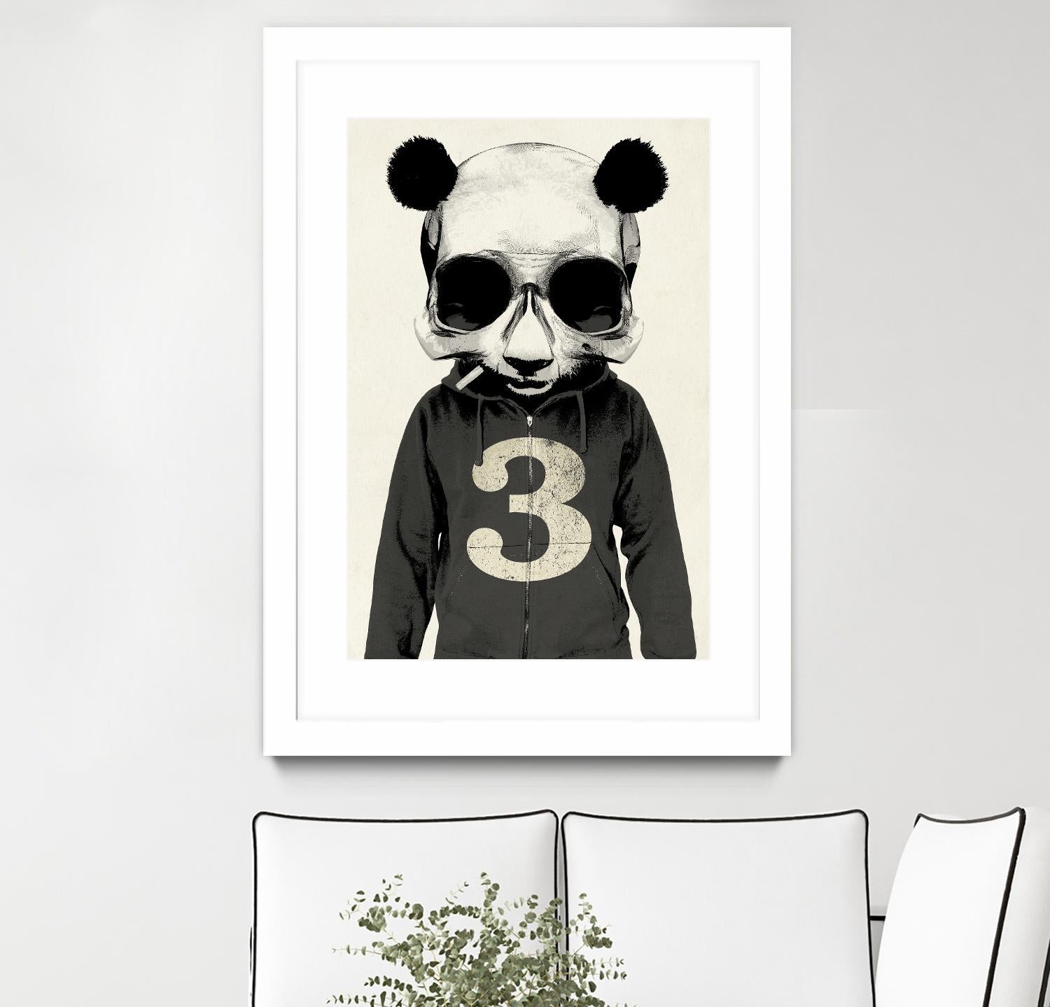 Panda No.3 by Hidden Moves on GIANT ART - white contemporary