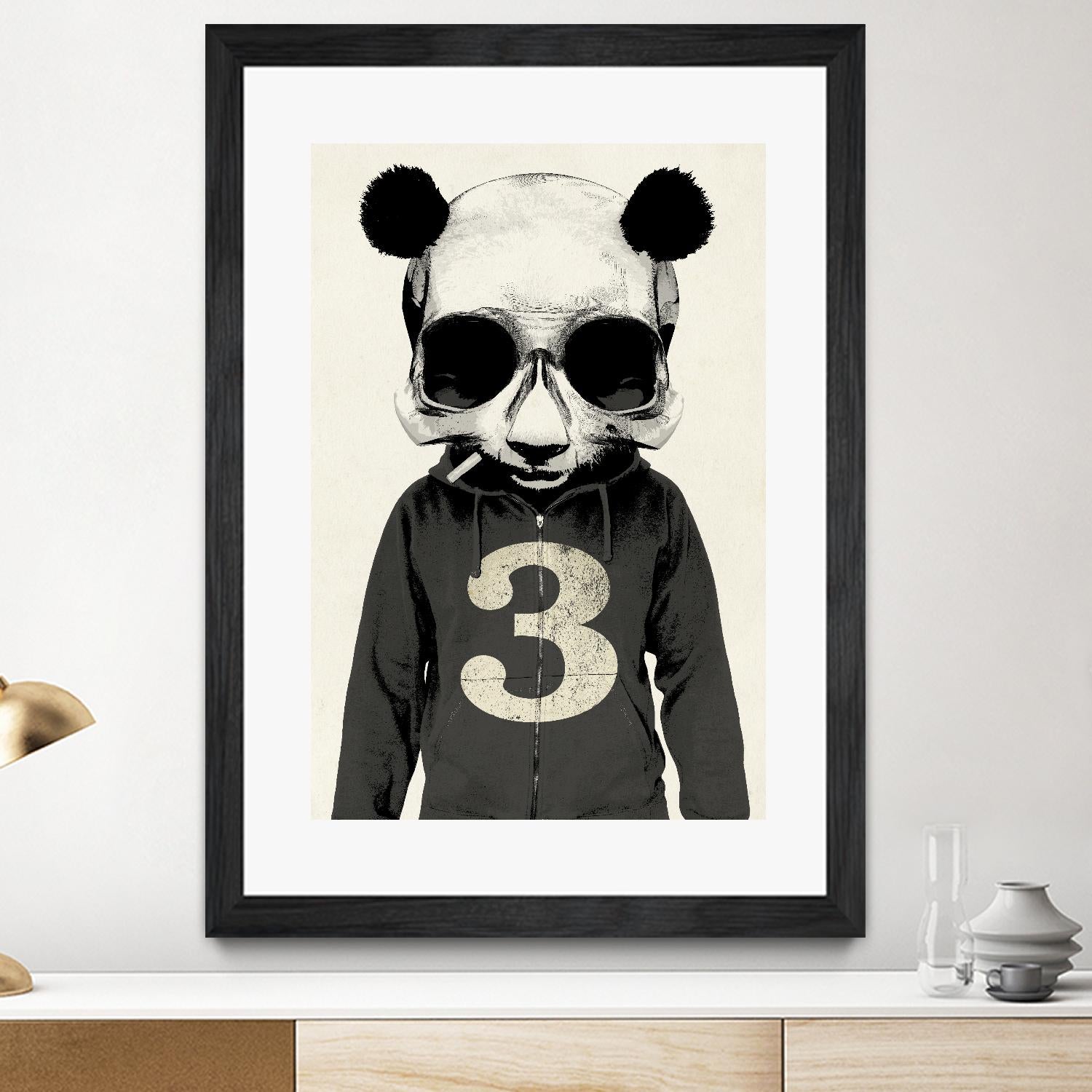 Panda No.3 by Hidden Moves on GIANT ART - white contemporary