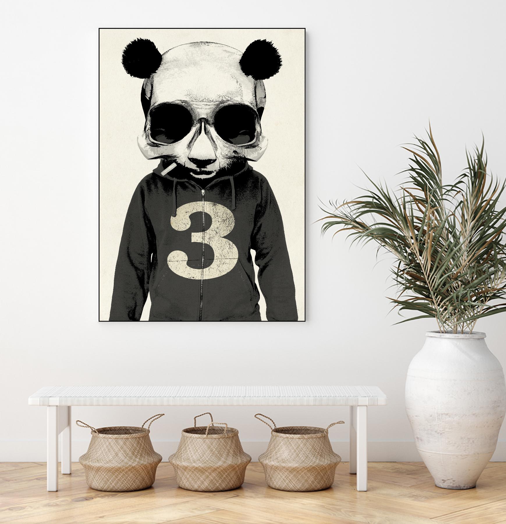 Panda No.3 by Hidden Moves on GIANT ART - white contemporary