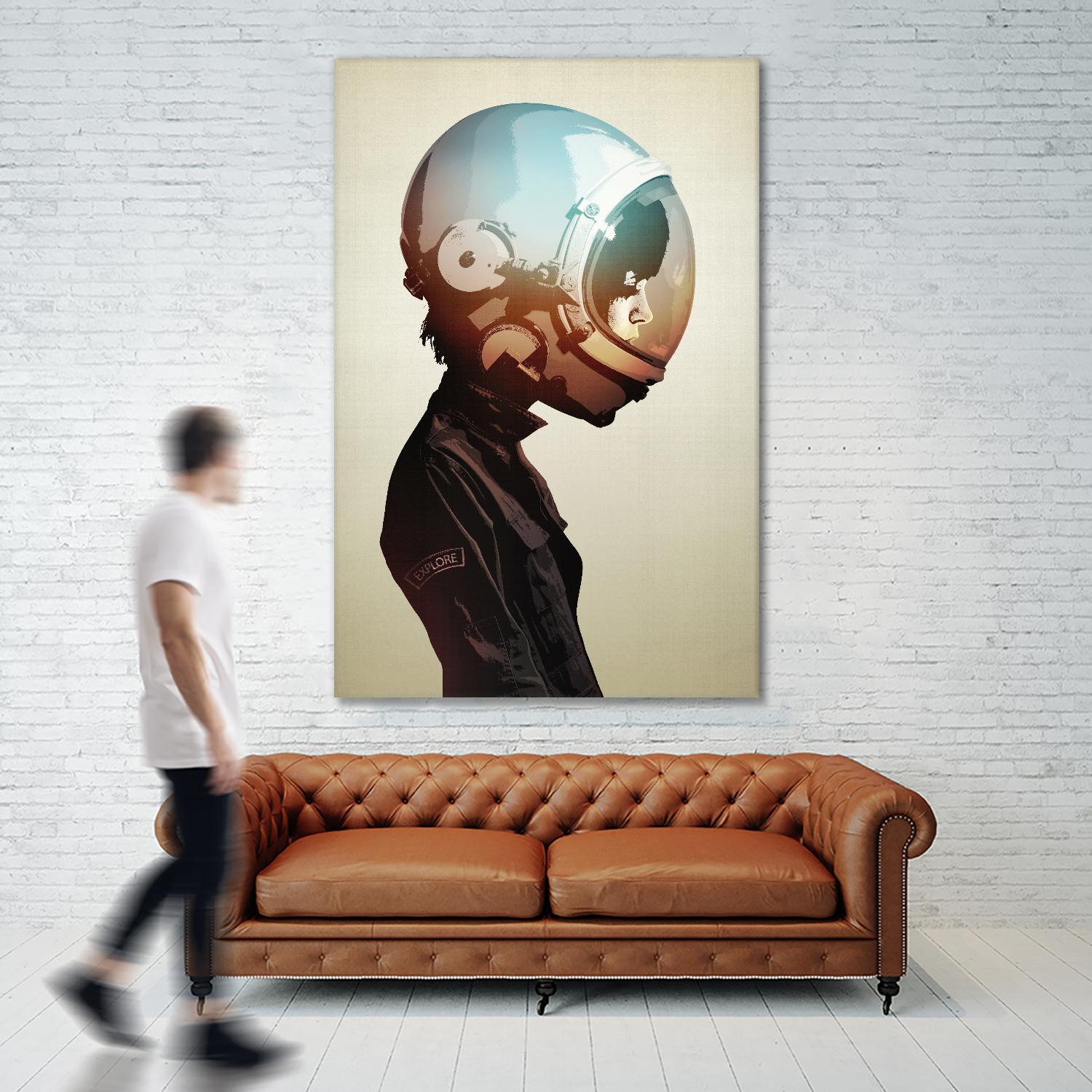 Space Cadet by Hidden Moves on GIANT ART - black contemporary