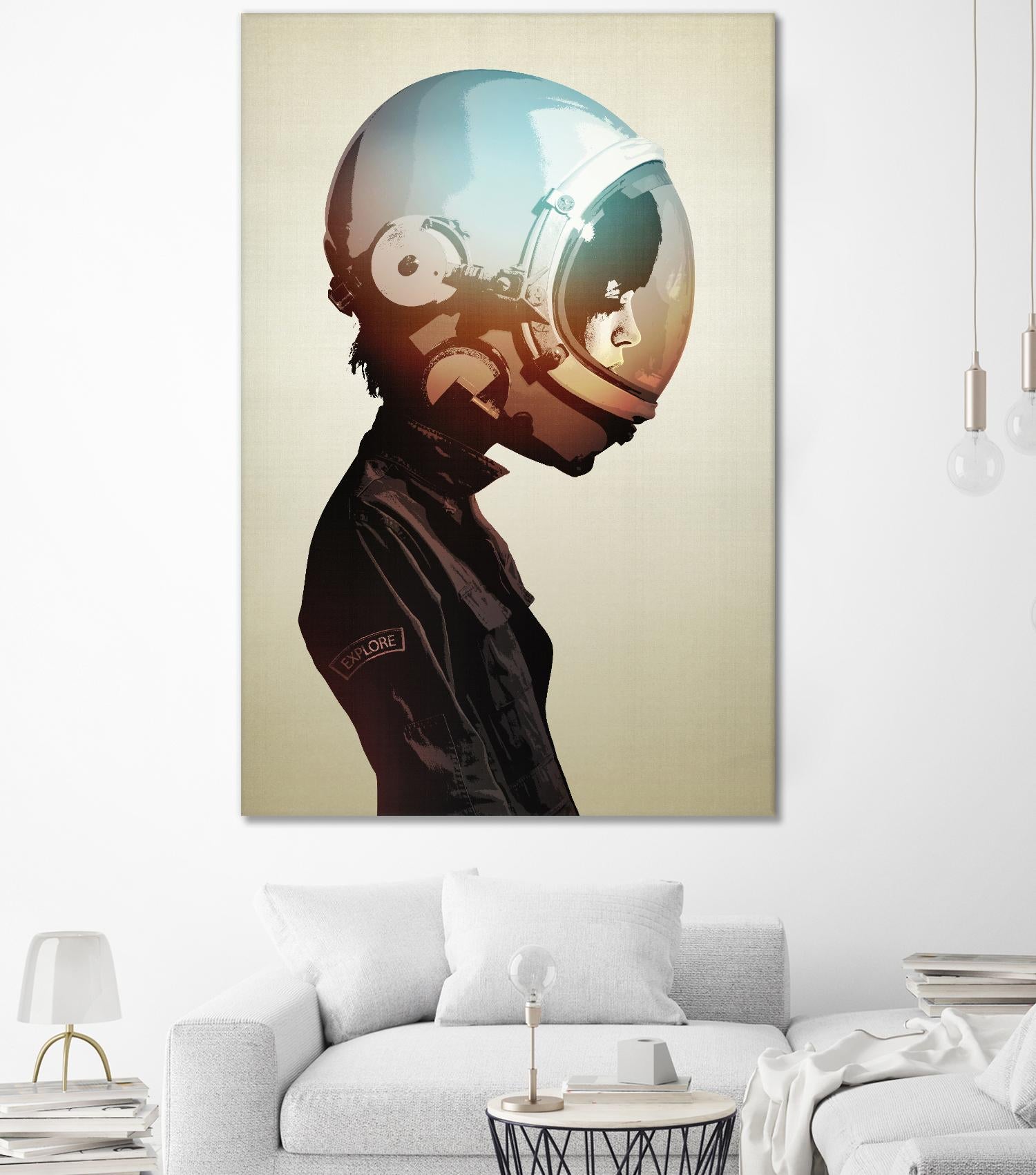 Space Cadet by Hidden Moves on GIANT ART - black contemporary