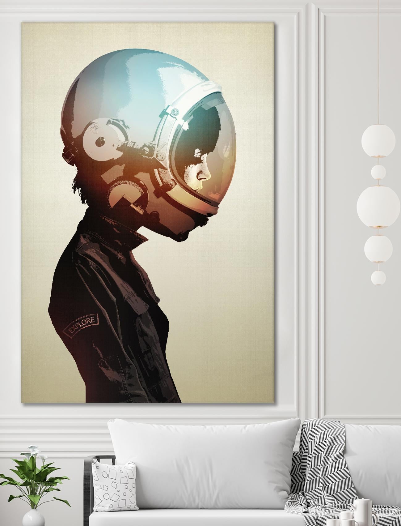 Space Cadet by Hidden Moves on GIANT ART - black contemporary