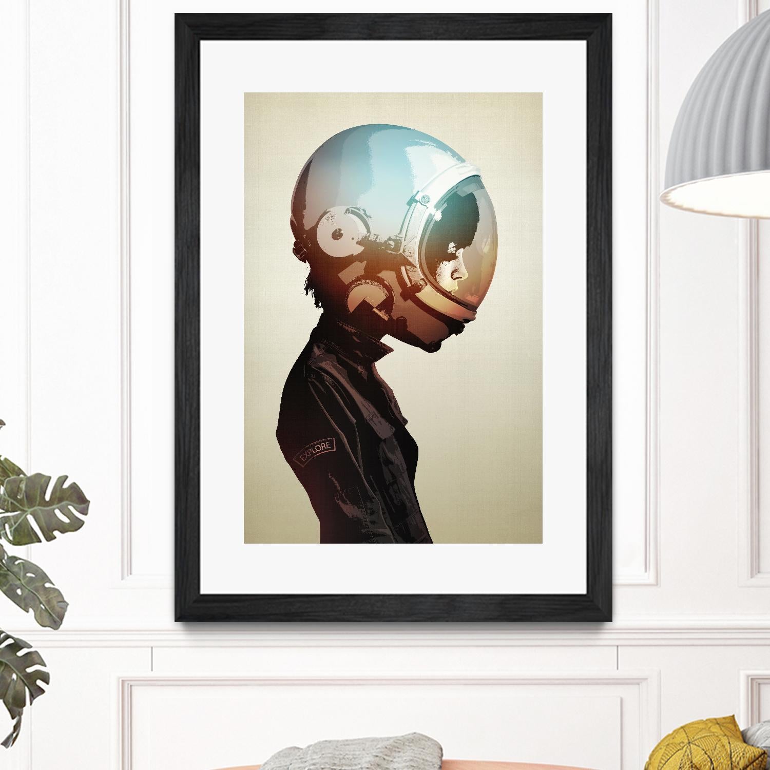 Space Cadet by Hidden Moves on GIANT ART - black contemporary